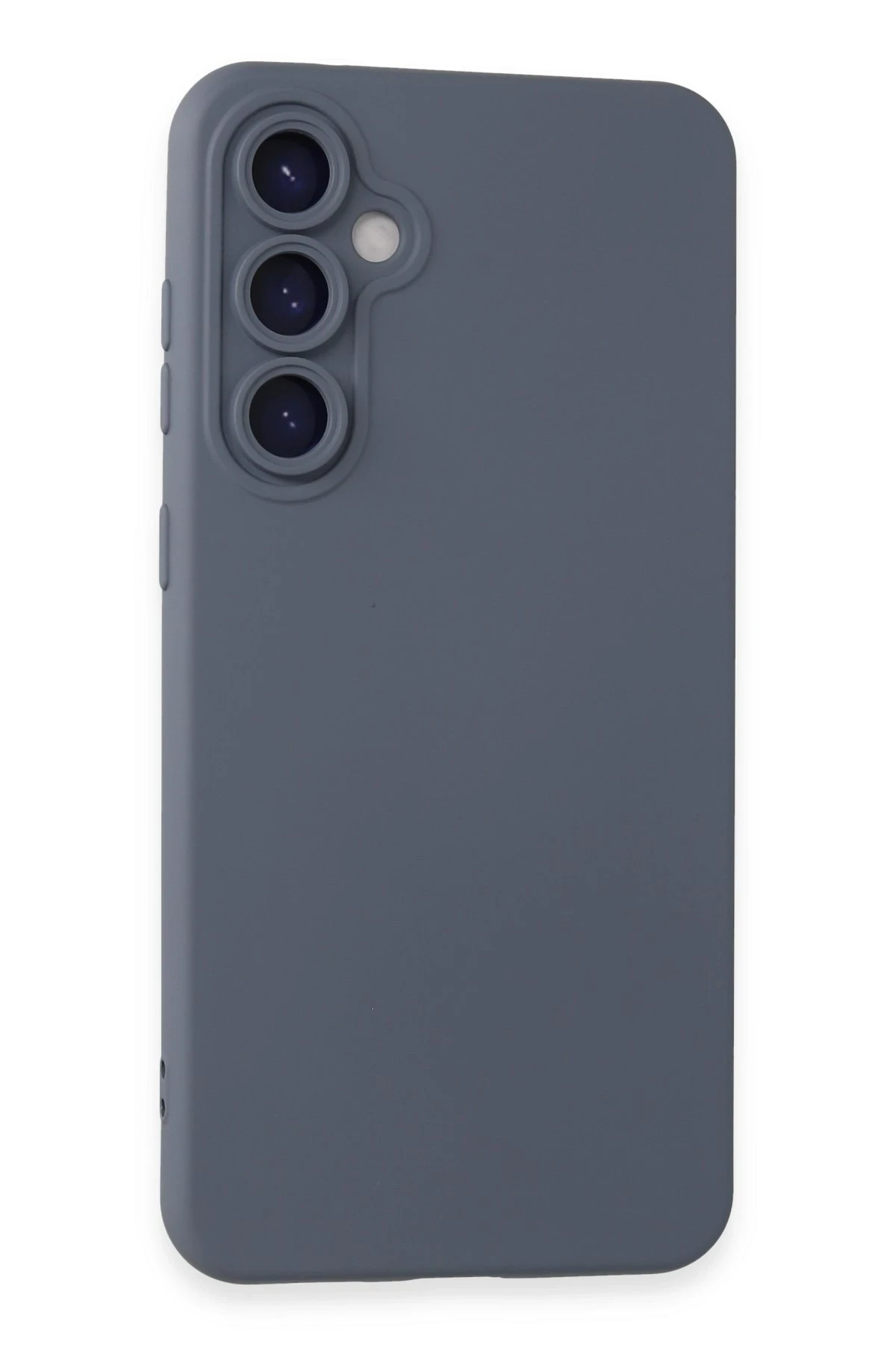 Newface Samsung Galaxy S24 Kılıf Nano içi Kadife Silikon - Gri
