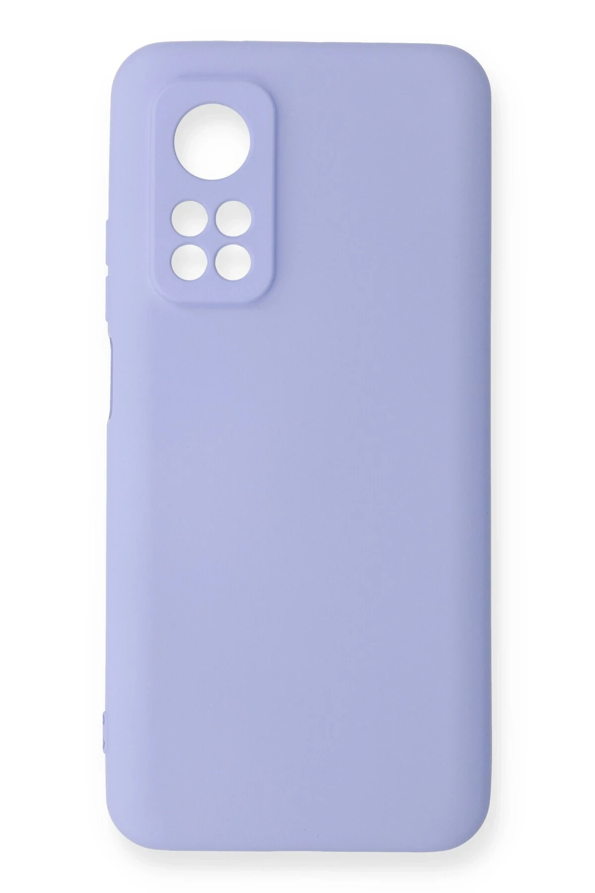 Newface Xiaomi Mi 10T Kılıf Nano içi Kadife Silikon - Lila