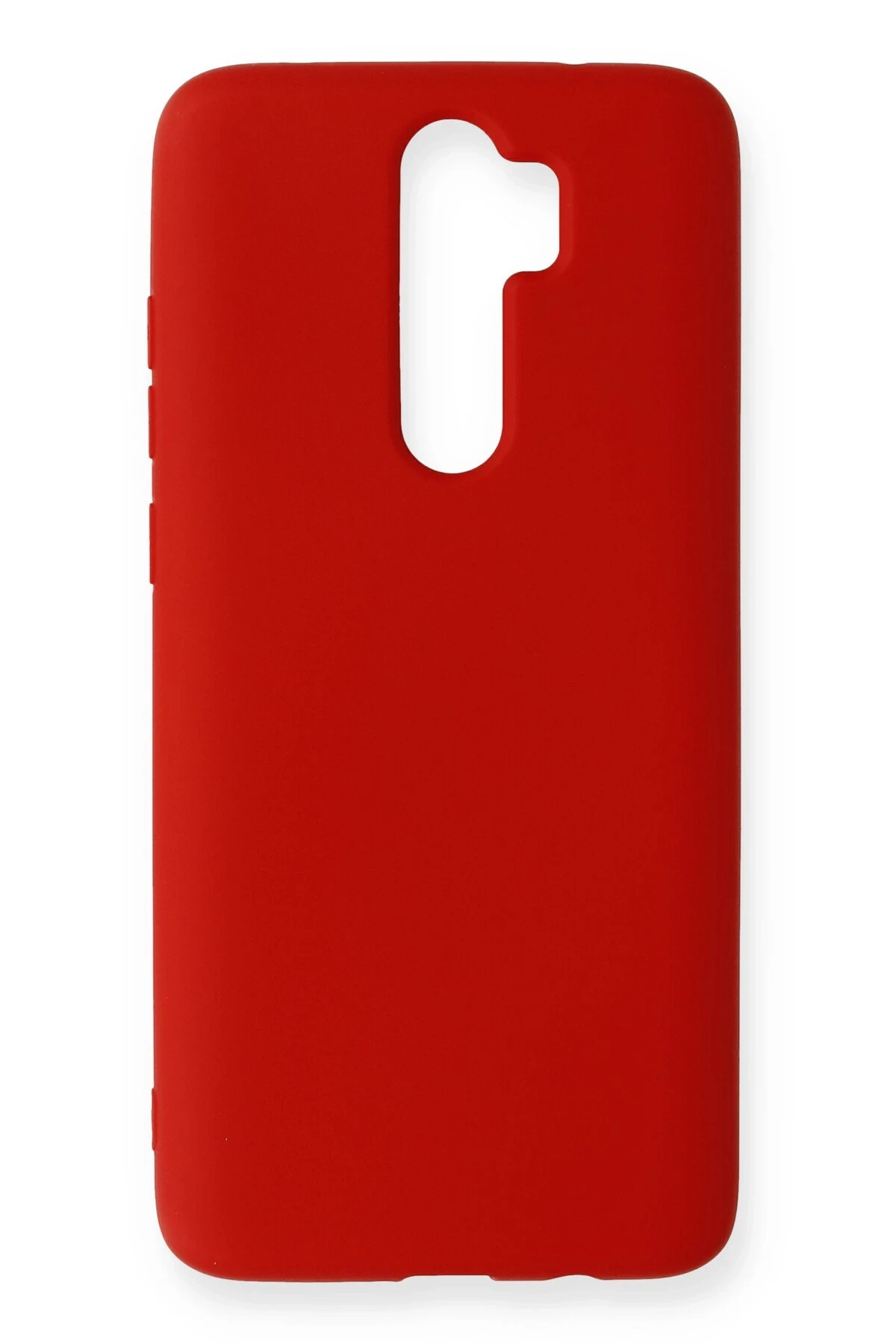 Newface Xiaomi Redmi Note 8 Pro Kılıf Nano içi Kadife Silikon - Kırmızı
