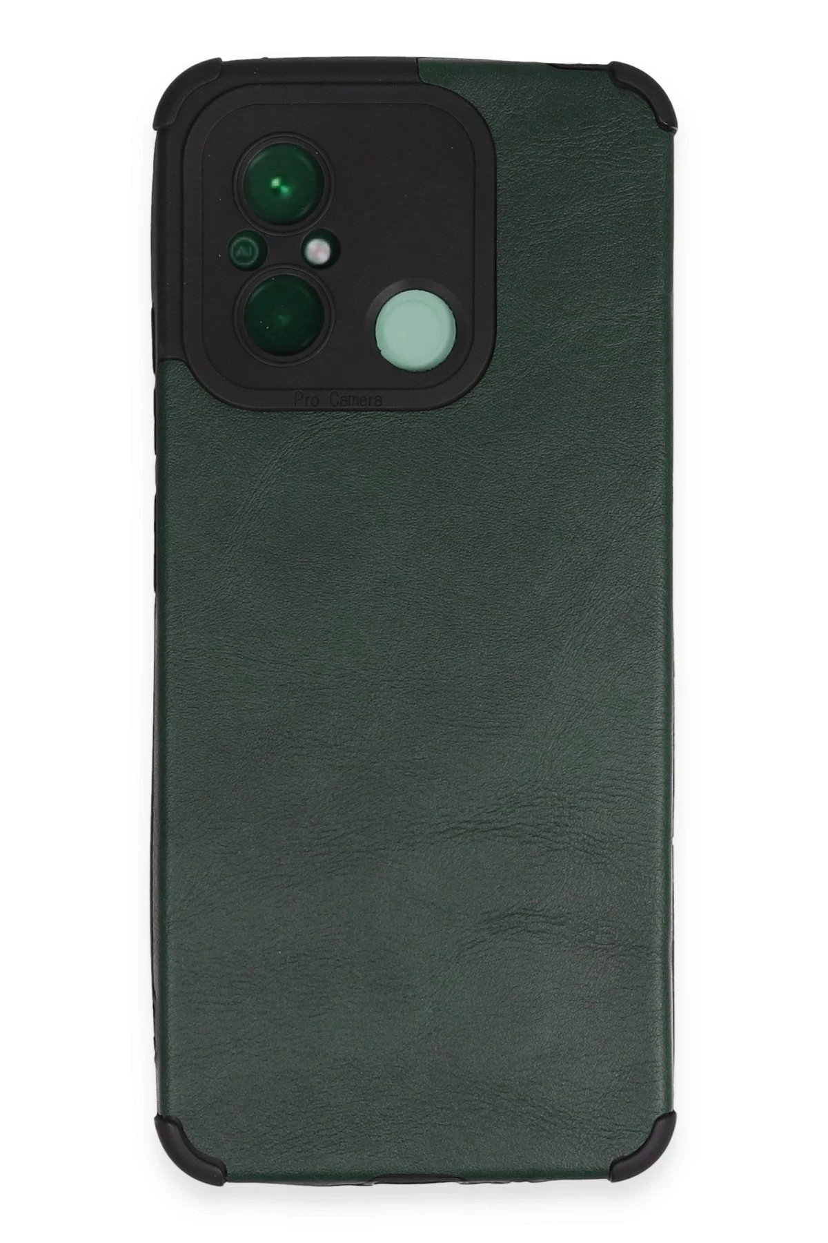 Newface Xiaomi Redmi 12C Kılıf Loop Deri Silikon - Yeşil