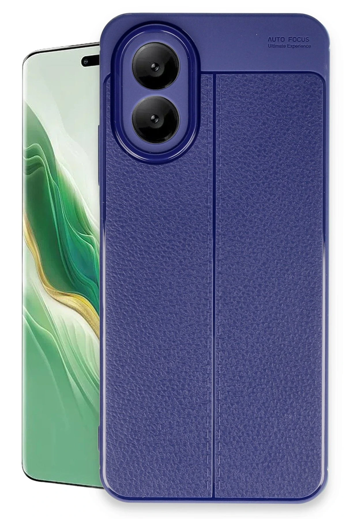 Newface Oppo A38 Kılıf Auto Focus Kapak - Lacivert