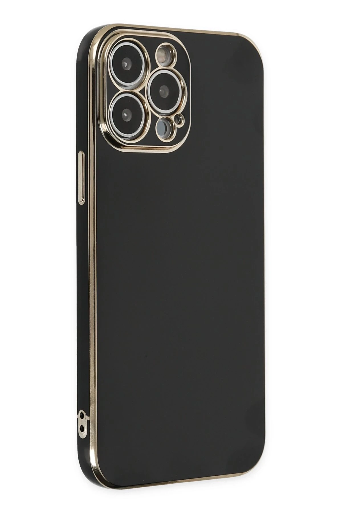 Newface iPhone 14 Pro Kılıf Volet Silikon - Siyah