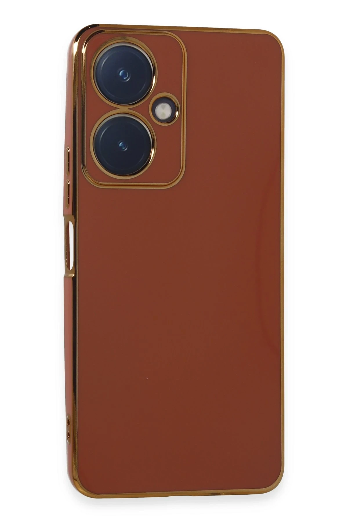 Newface Vivo Y27 Kılıf Volet Silikon - Kırmızı
