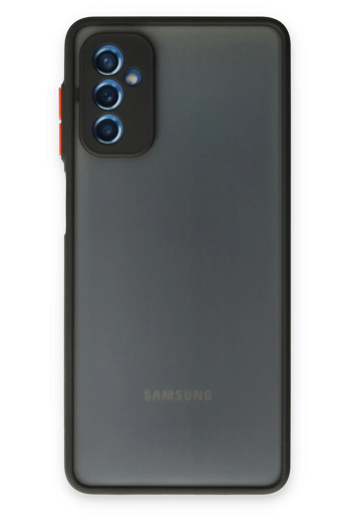 Newface Samsung Galaxy M52 5G Kılıf Montreal Silikon Kapak - Siyah