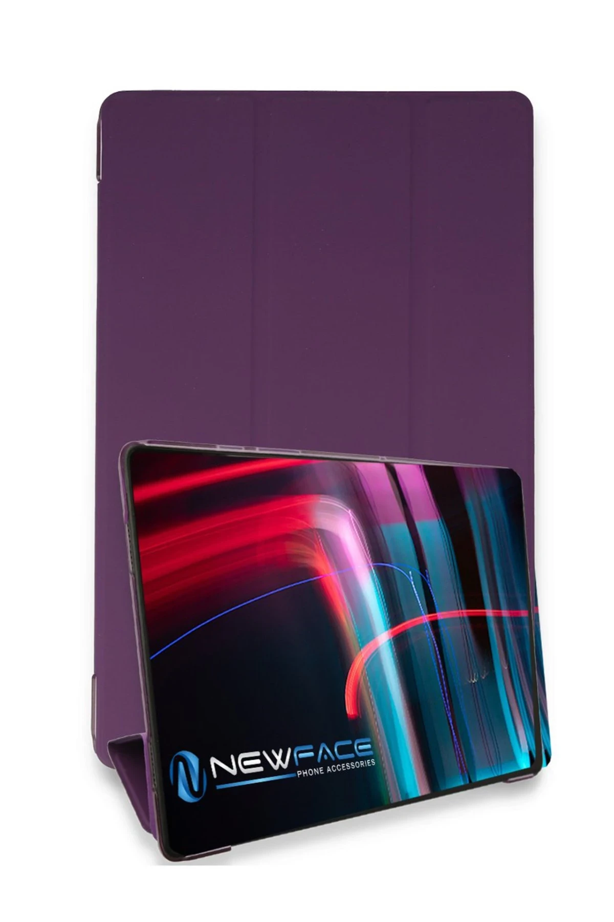 Newface iPad Mini 3 Kılıf Tablet Smart Kılıf - Mor