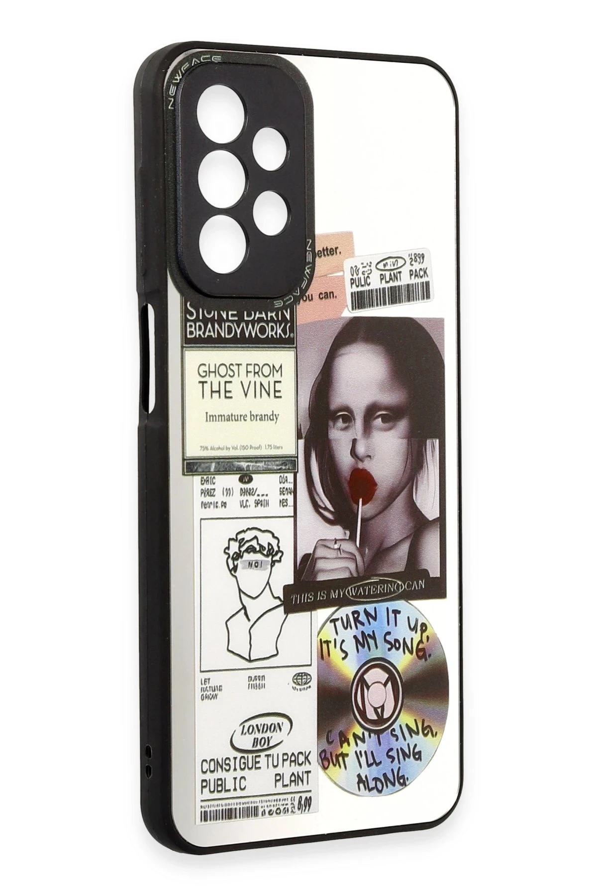 Newface Samsung Galaxy A23 4G Kılıf Mirror Desenli Kapak - Mirror - 2