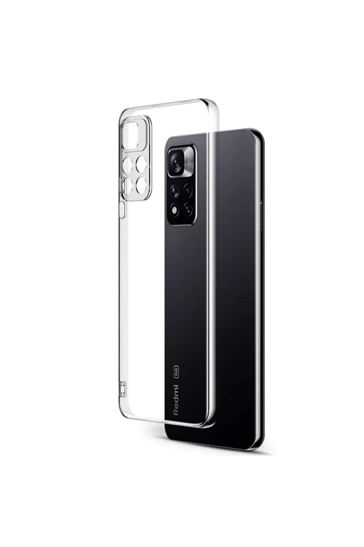 Newface Xiaomi Redmi Note 11 Pro Plus 5G Kılıf Lüx Şeffaf Silikon