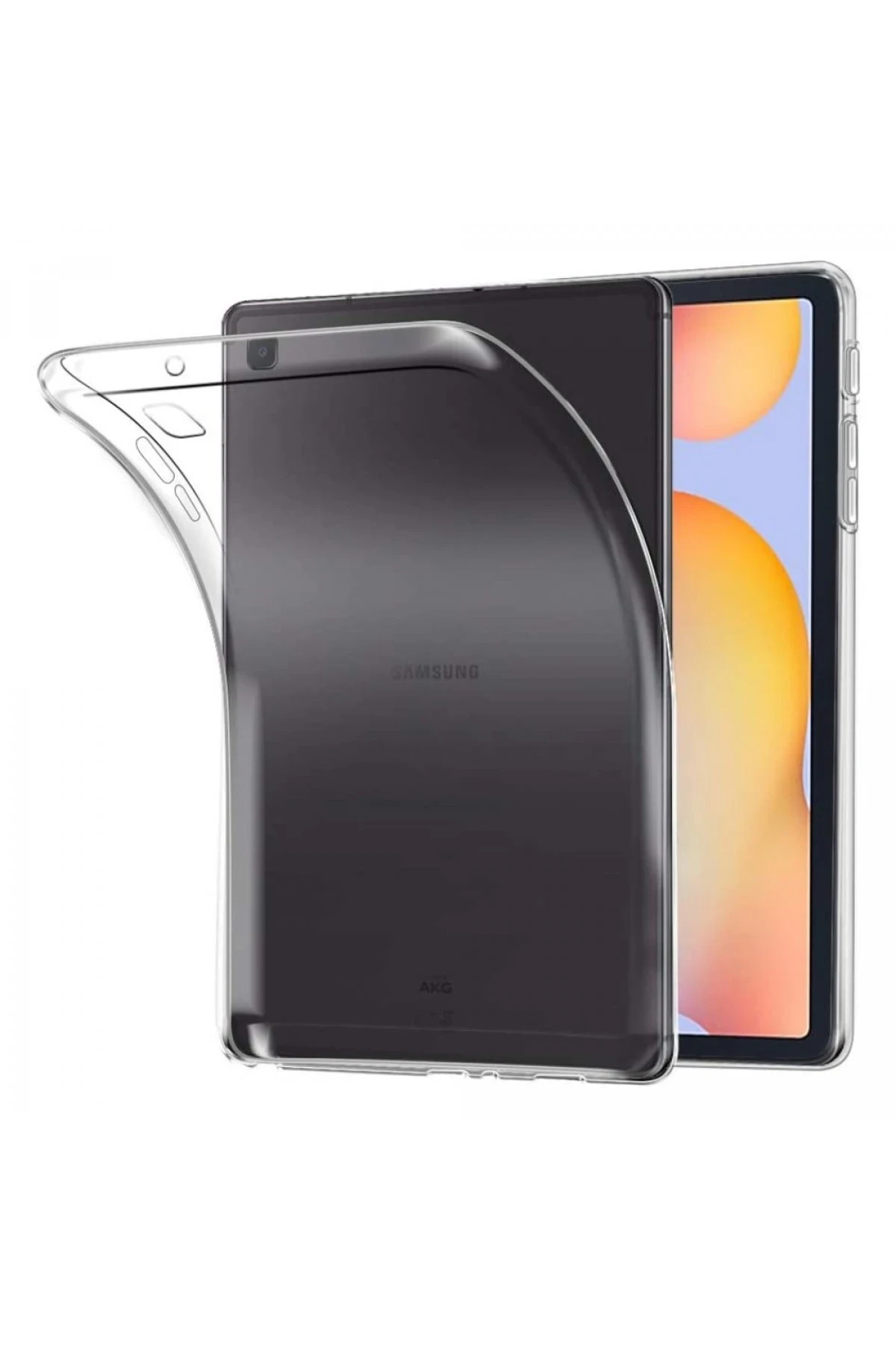 Newface Samsung Galaxy P610 Tab S6 Lite 10.4 Kılıf Tablet Şeffaf Silikon