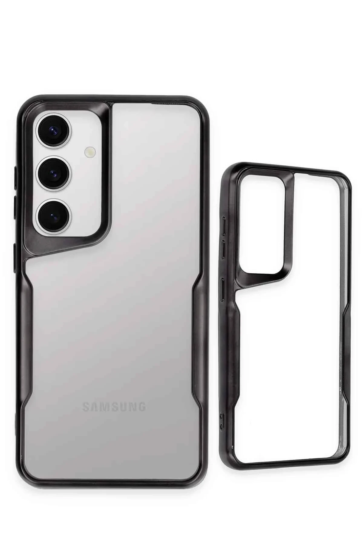Newface Samsung Galaxy A26 Kılıf Boyi Silikon Kapak - Titan Gri