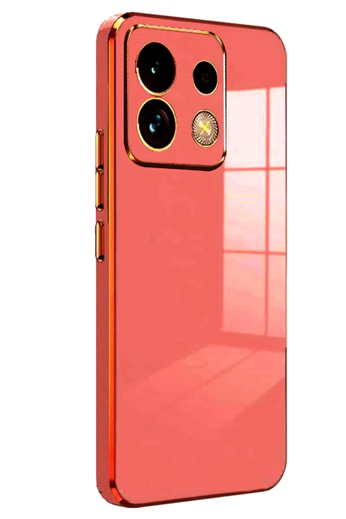 Newface Xiaomi Redmi Note 13 5G Kılıf Volet Silikon - Kırmızı