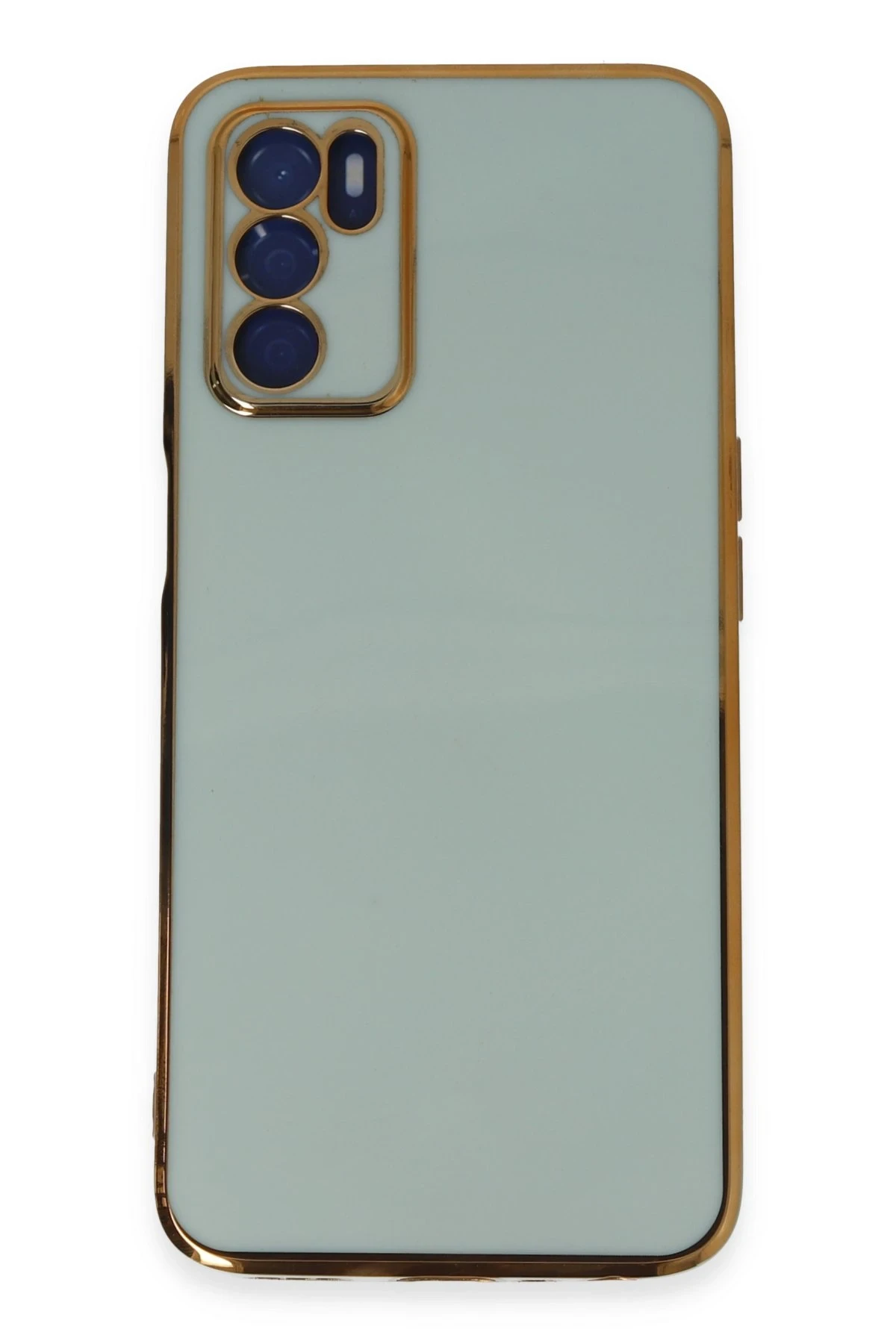 Newface Oppo A16 Kılıf Volet Silikon - Açık Yeşil