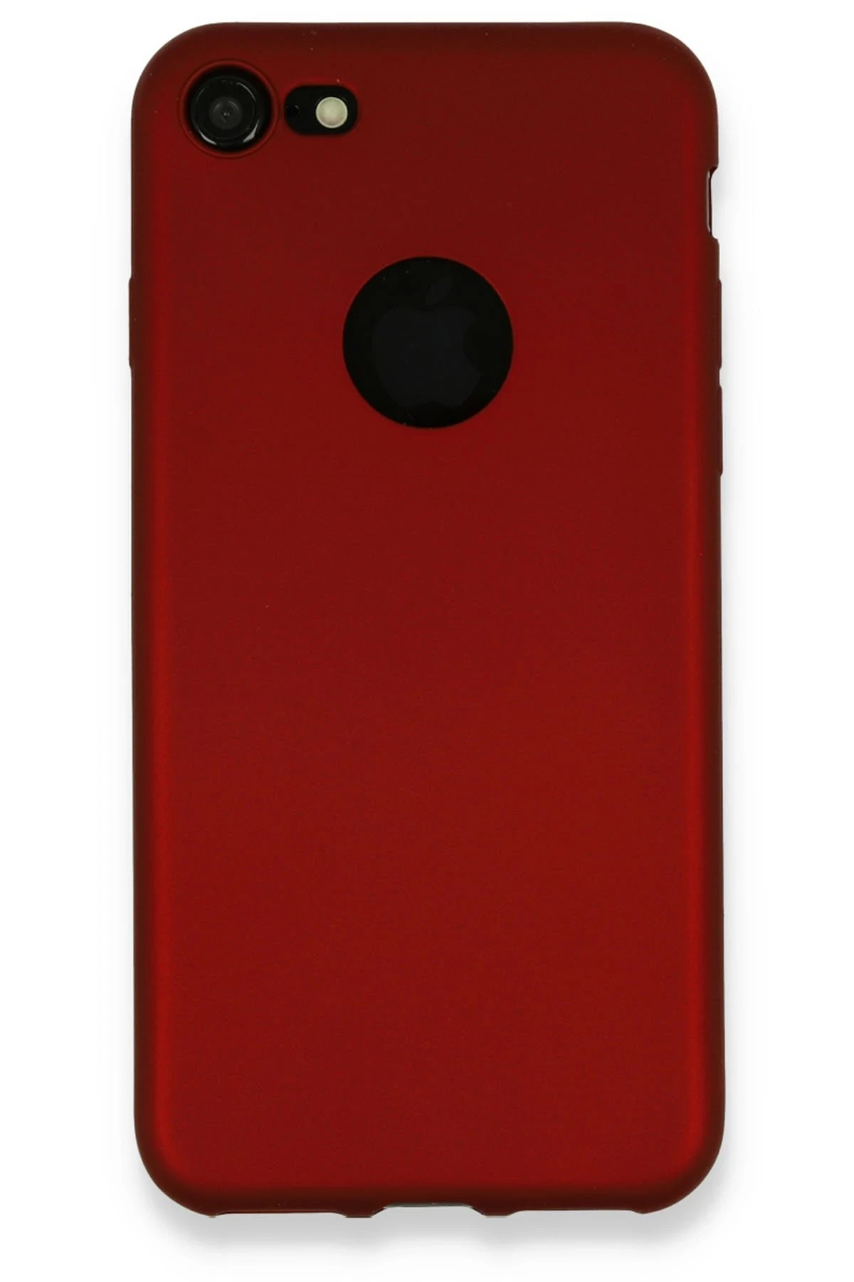 Newface iPhone 7 Kılıf First Silikon - Bordo