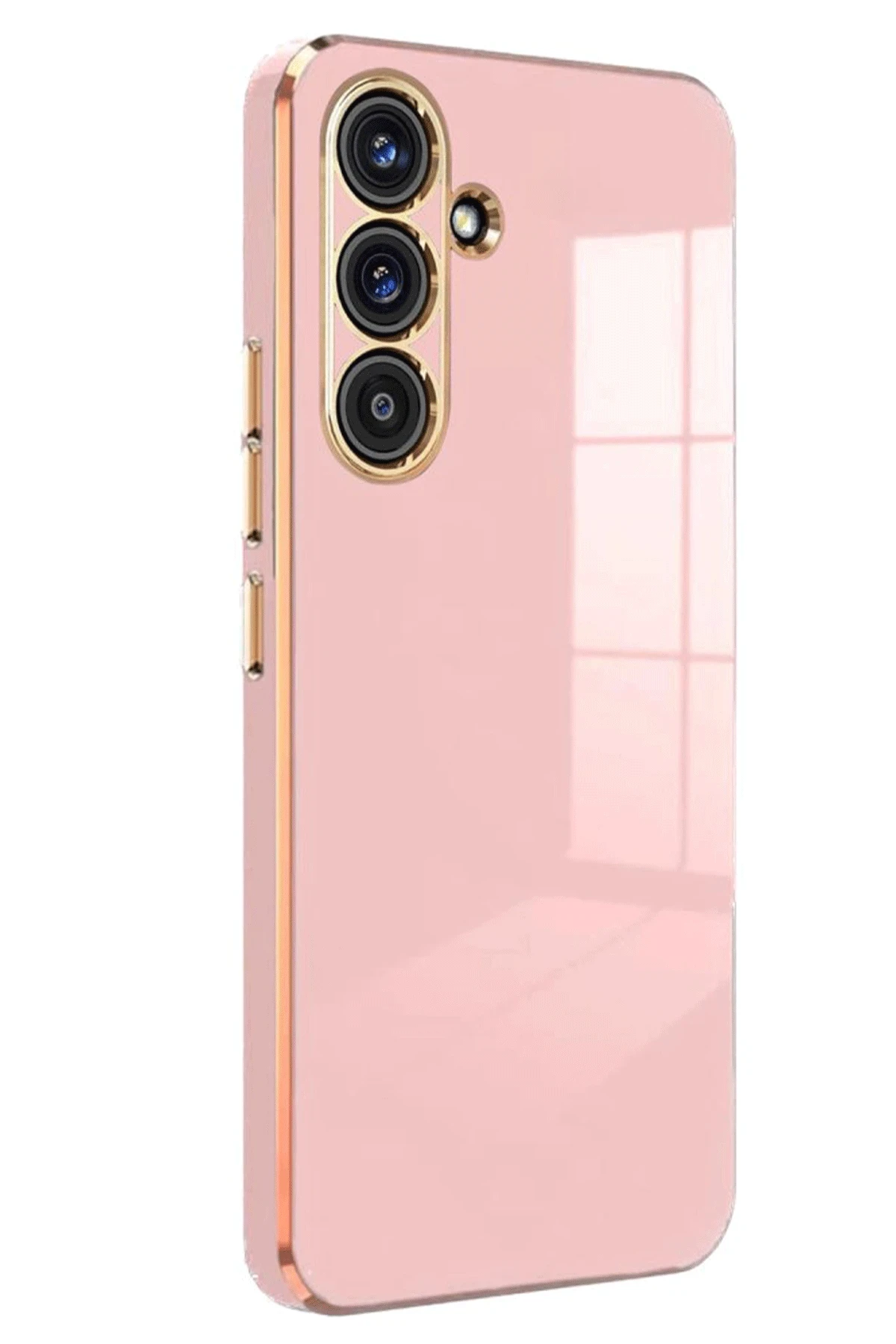 Newface Samsung Galaxy A26 Kılıf Volet Silikon - Pembe