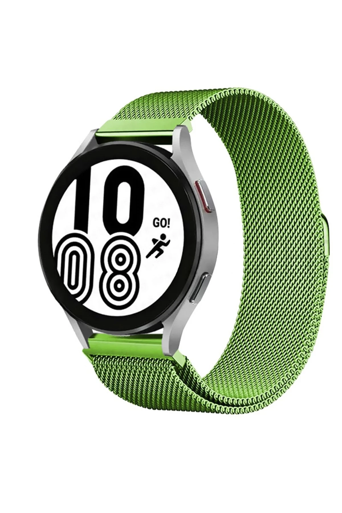Newface Samsung Galaxy Watch 4 Metal Mıknatıslı Kordon - Yeşil