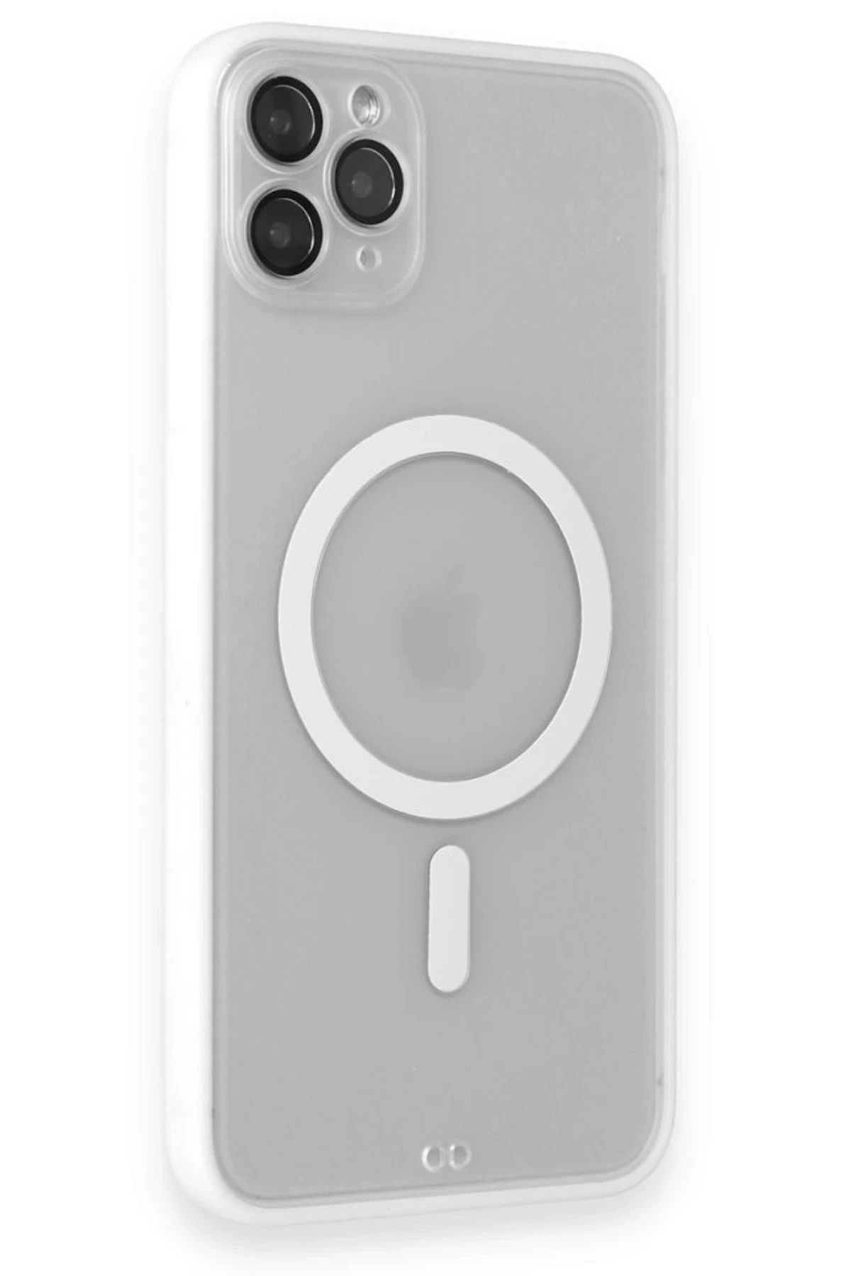 Newface iPhone 11 Pro Max Kılıf Grand Magneticsafe Kapak - Beyaz