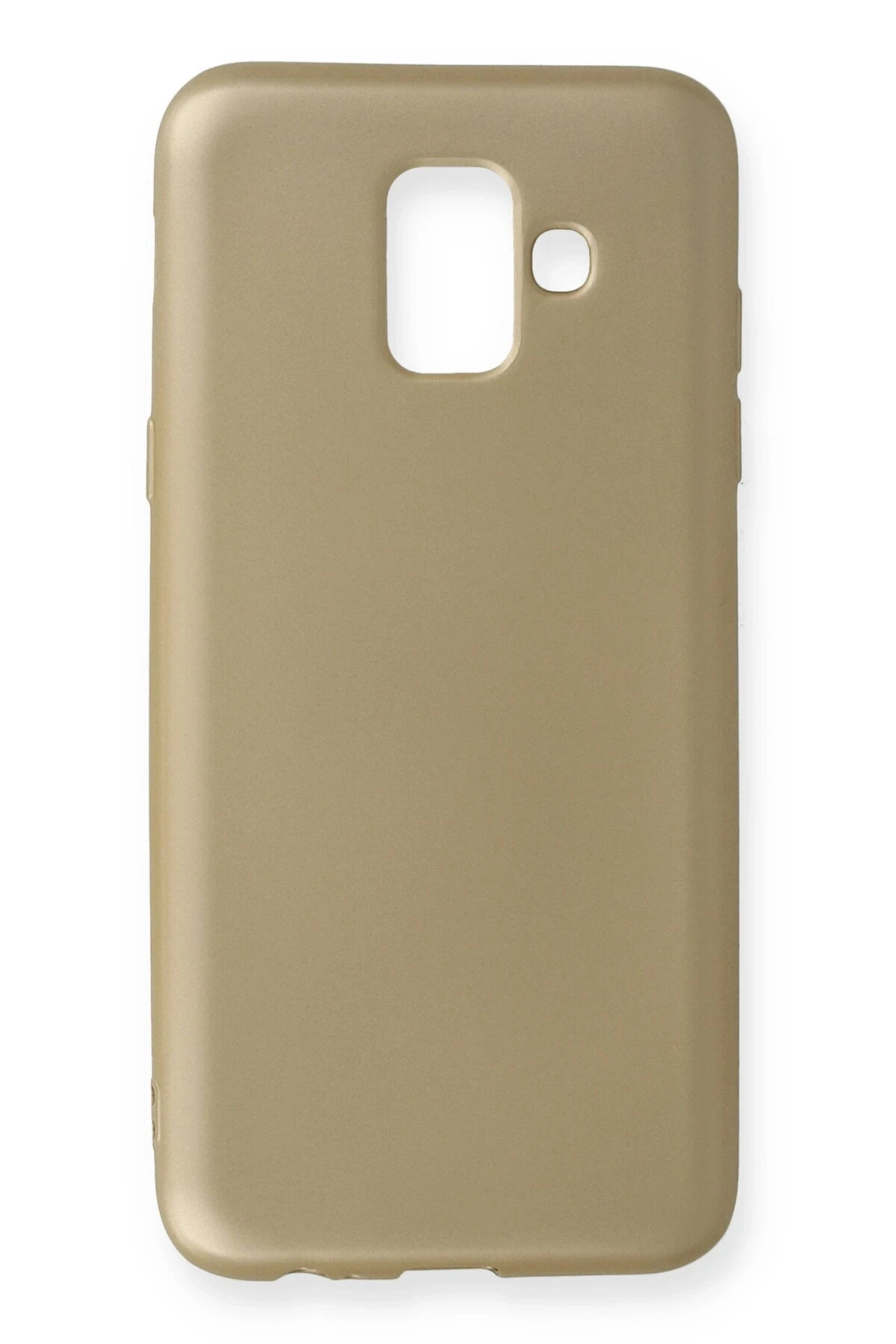 Newface Samsung Galaxy A6 2018 Kılıf First Silikon - Gold
