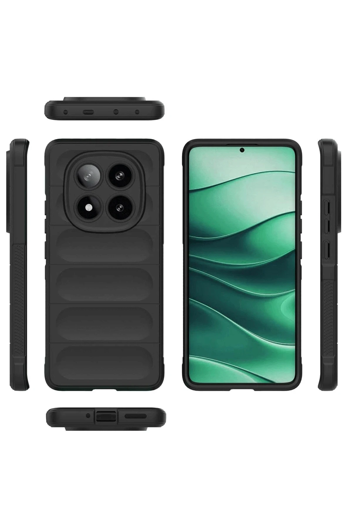 Newface Xiaomi Redmi Note 14 Pro 4G Kılıf Optimum Silikon - Lacivert