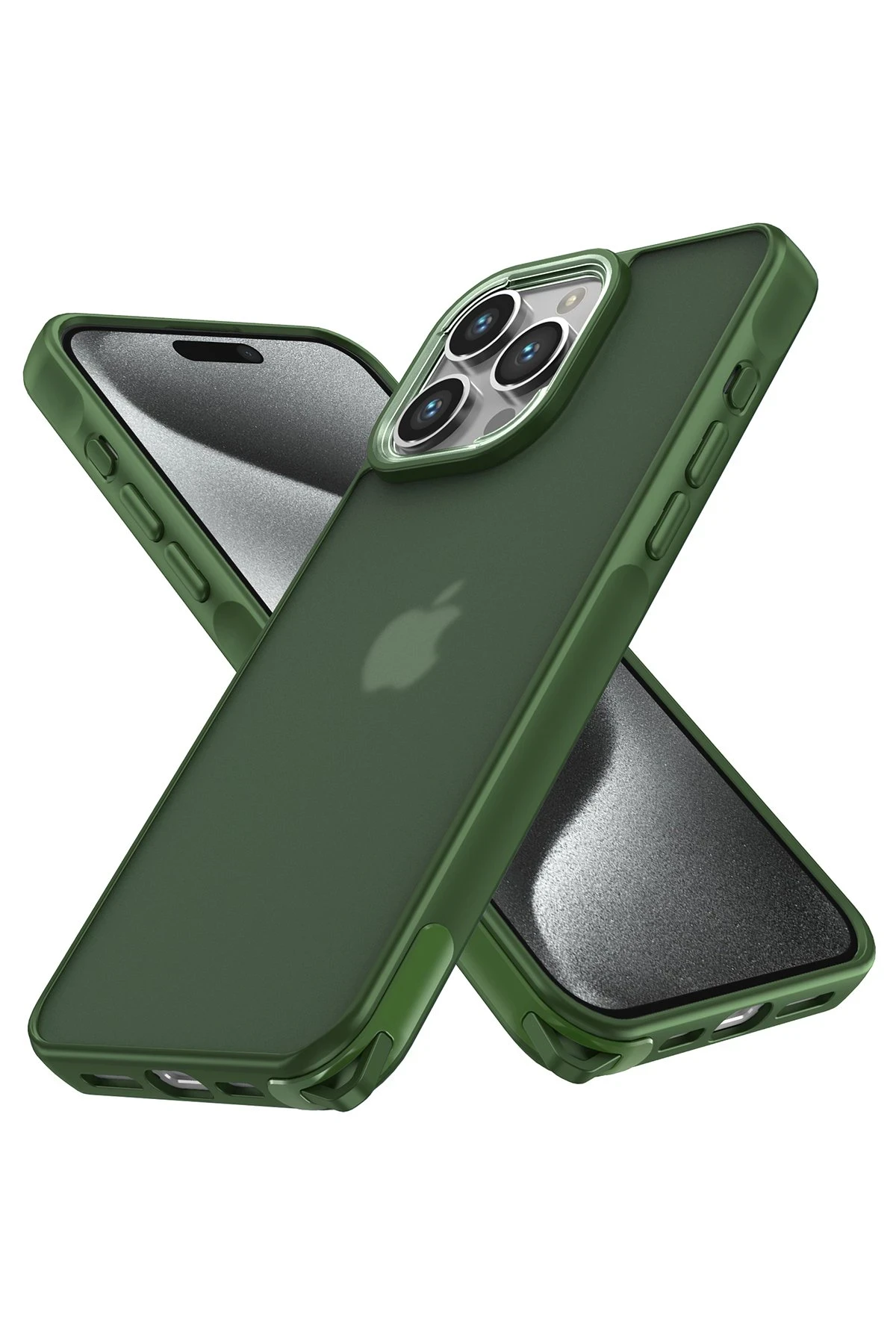Newface iPhone 14 Pro Max Kılıf Elegant Kapak - Yeşil