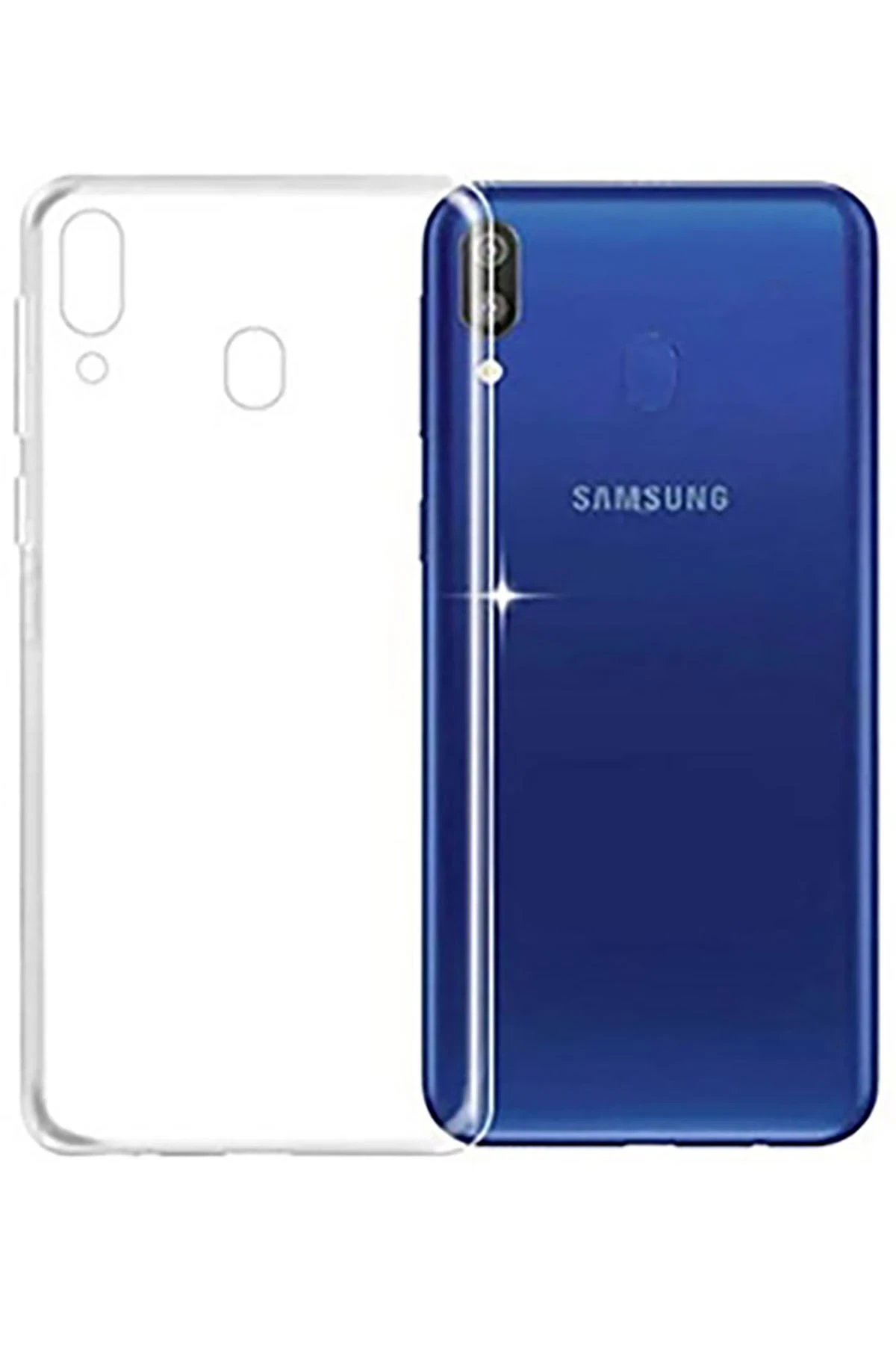 Newface Samsung Galaxy A10S Kılıf Lüx Şeffaf Silikon