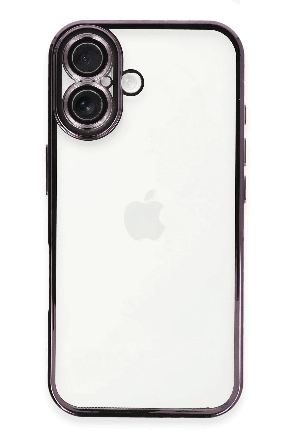 Newface iPhone 16 Kılıf Razer Lensli Silikon - Mor