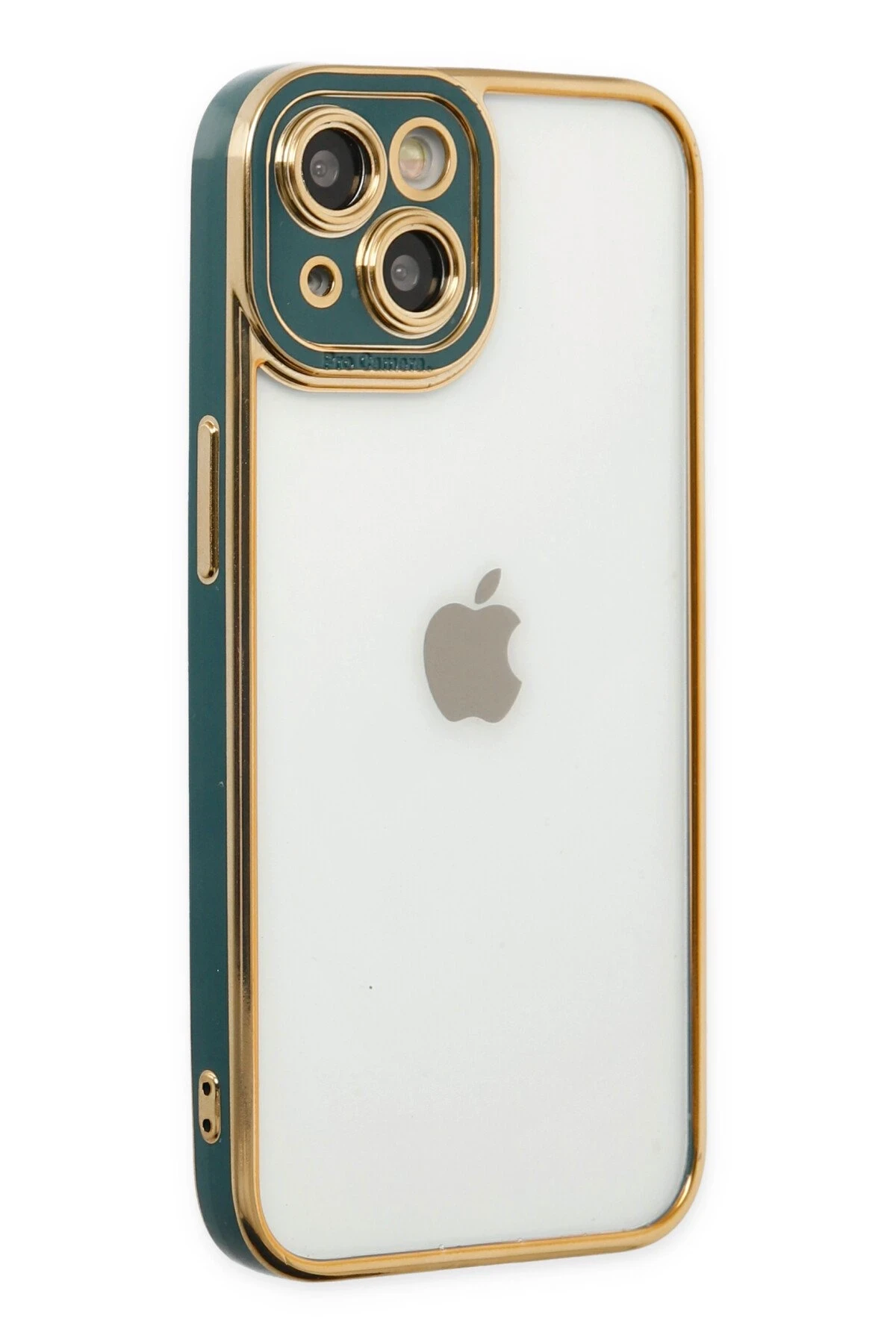 Newface iPhone 14 Plus Kılıf Liva Lens Silikon - Yeşil