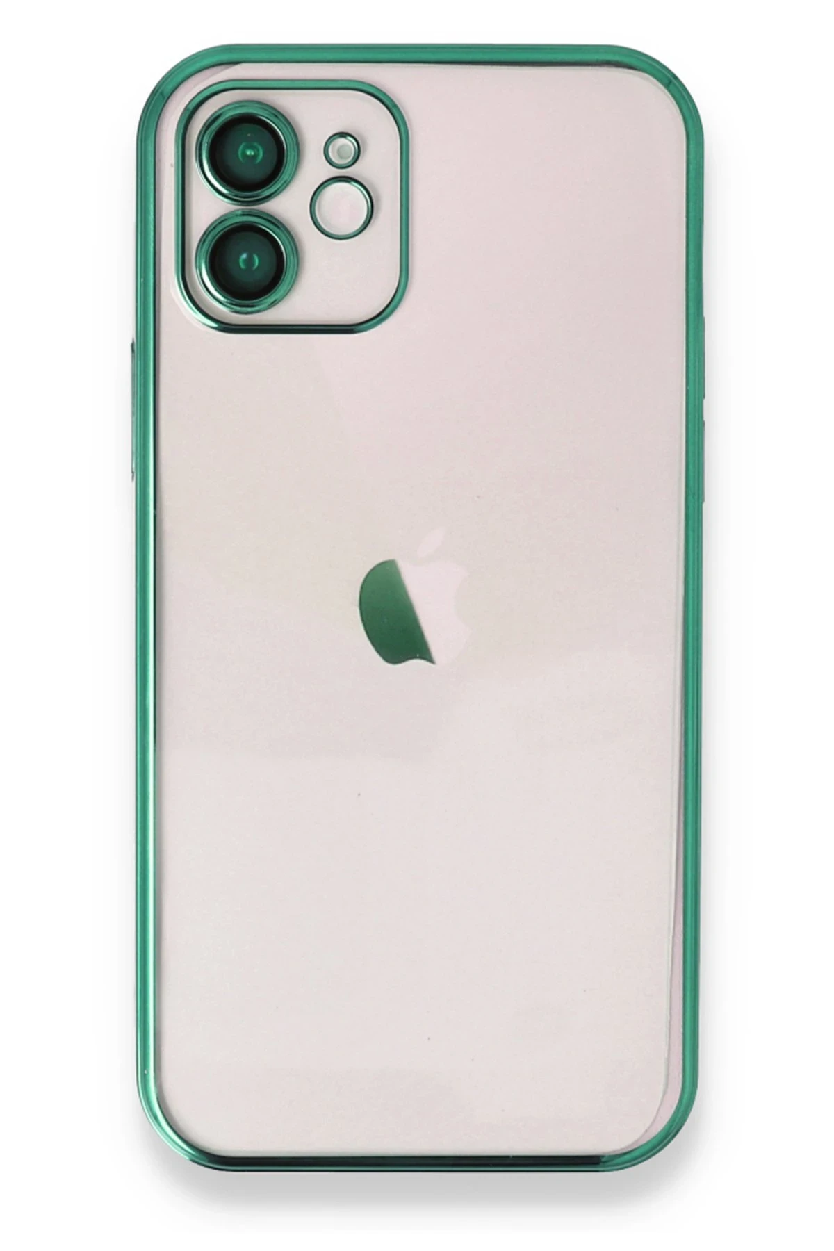 Newface iPhone 11 Kılıf Razer Lensli Silikon - Yeşil