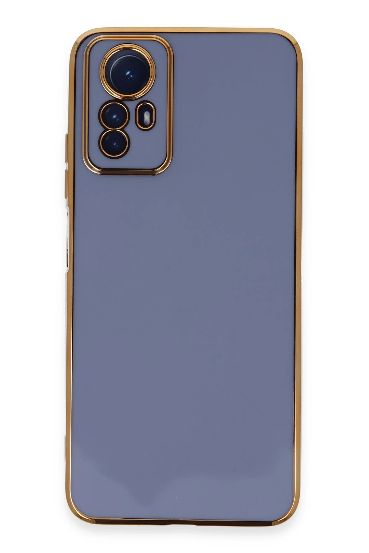 Newface Xiaomi Redmi Note 12S Kılıf Volet Silikon - Mavi