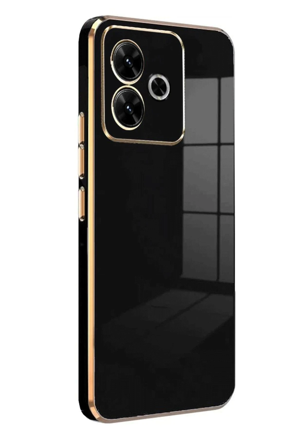 Newface Xiaomi Redmi 13 4G Kılıf Volet Silikon - Siyah