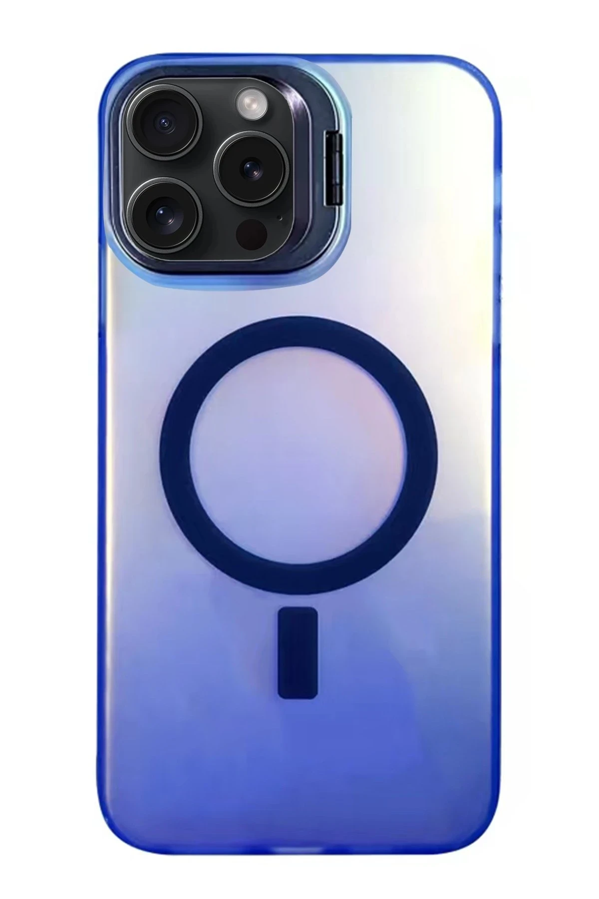 Newface iPhone 14 Pro Max Primera Magsafe Standlı Kapak - Lacivert
