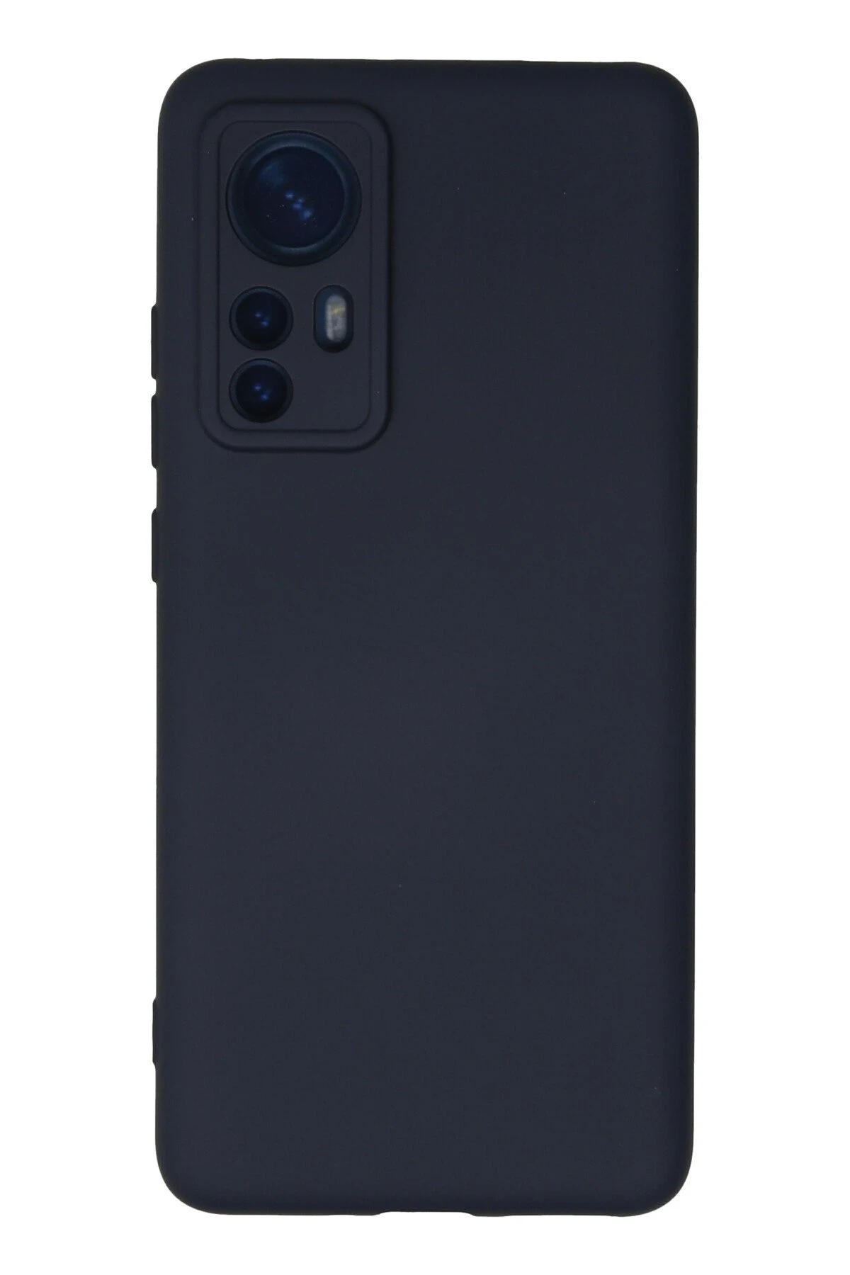 Newface Xiaomi Mi 12 Kılıf Nano içi Kadife Silikon - Lacivert