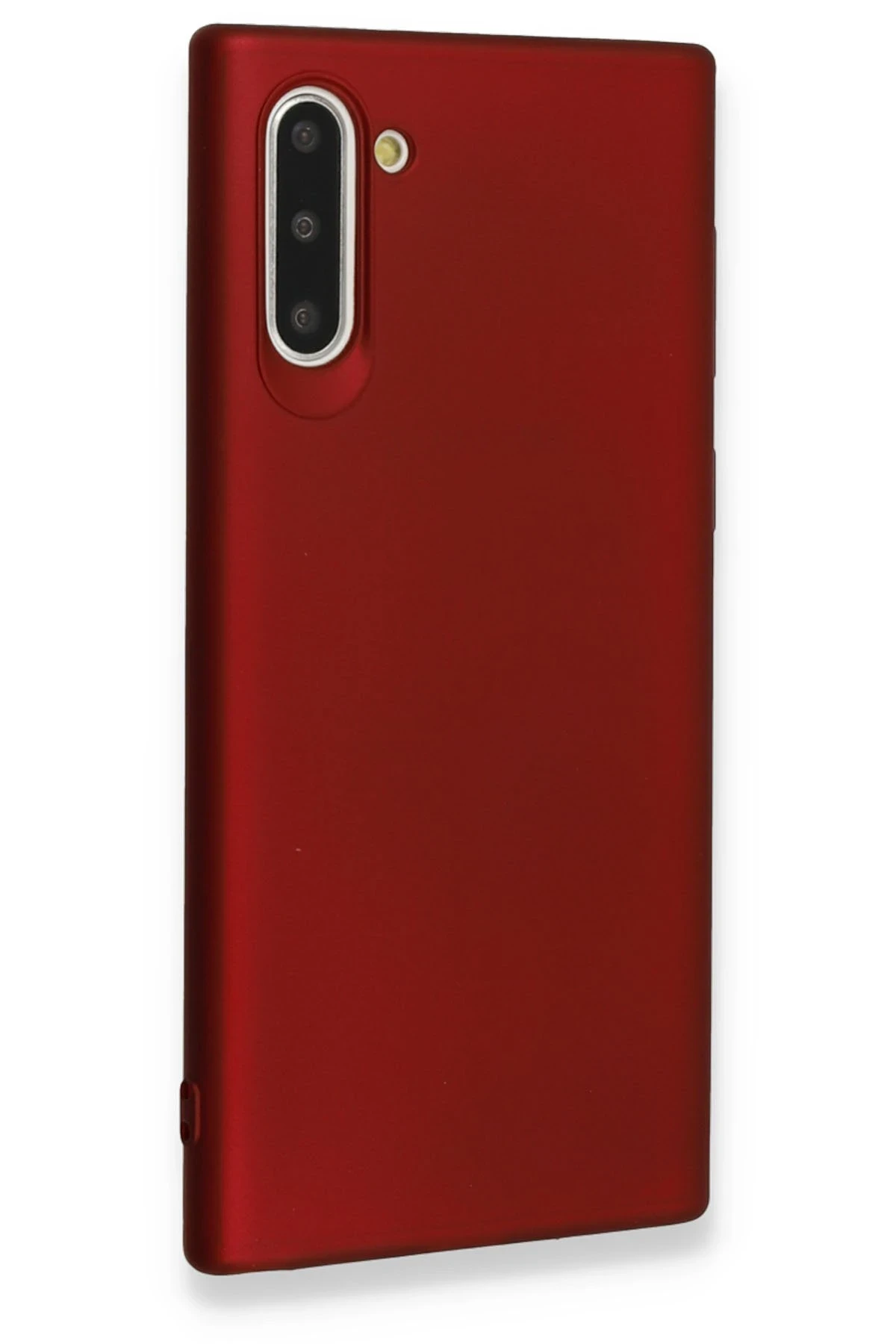 Newface Samsung Galaxy Note 10 Kılıf First Silikon - Bordo