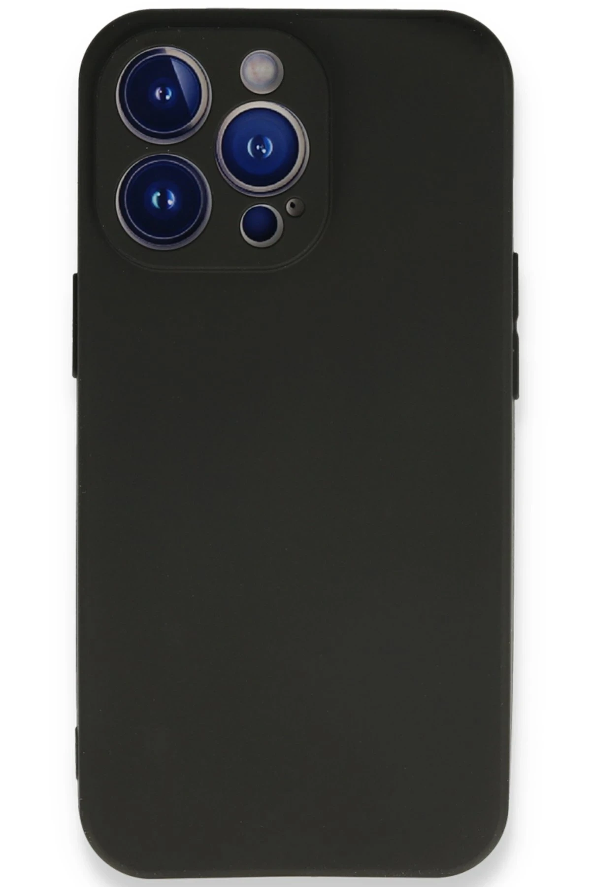 Newface iPhone 13 Pro Max Kılıf First Silikon - Siyah