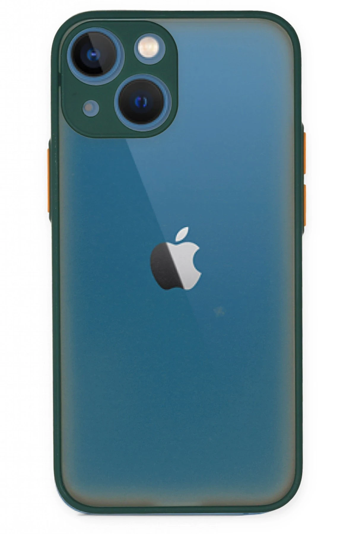 Newface iPhone 15 Plus Kılıf Montreal Silikon Kapak - Yeşil