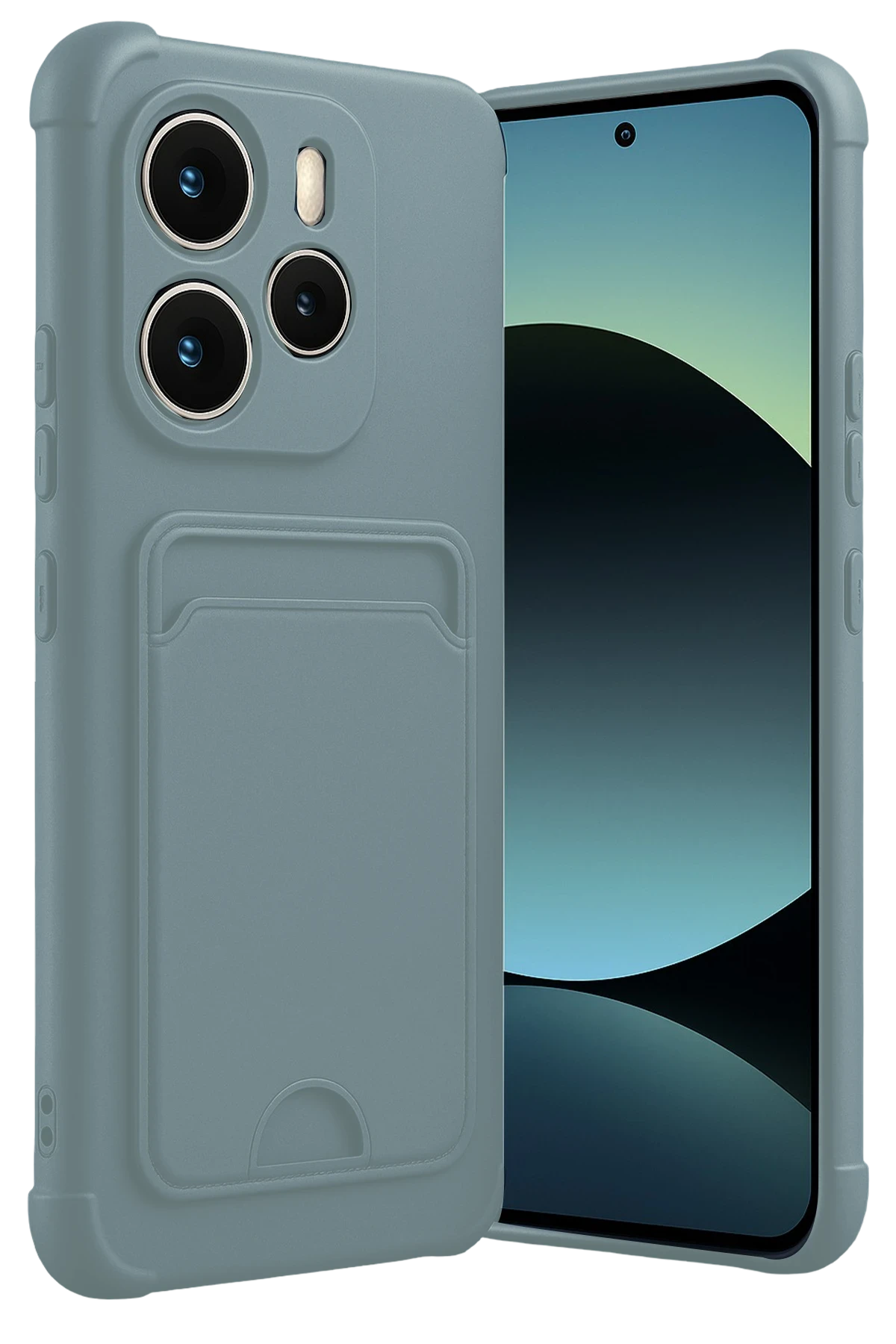Newface Xiaomi Redmi Note 14 4G Kelvin Kartvizitli Silikon - Açık Yeşil