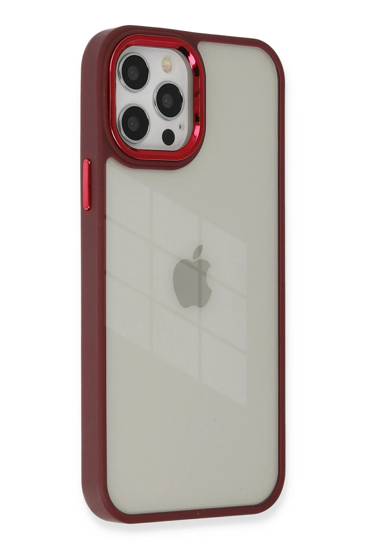 Newface iPhone 12 Pro Max Kılıf Dora Kapak - Kırmızı