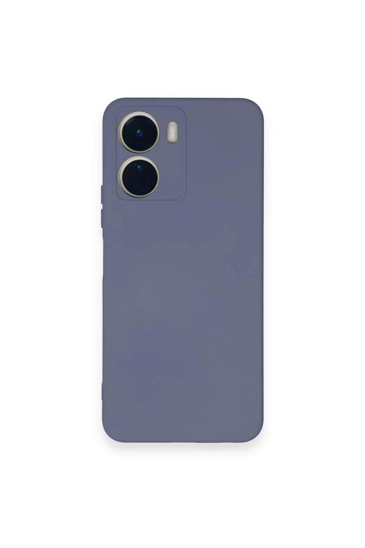 Newface Vivo Y16 Kılıf Nano içi Kadife Silikon - Gri