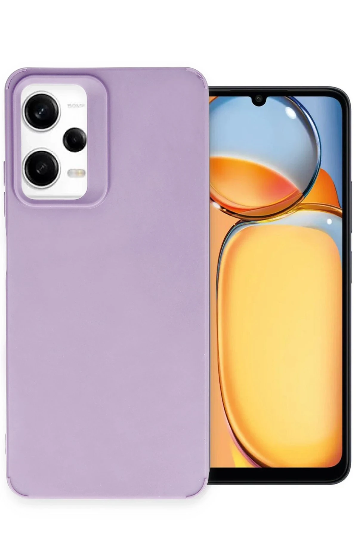 Newface Xiaomi Redmi Note 12 Pro 4G Kılıf Petro Silikon - Lila