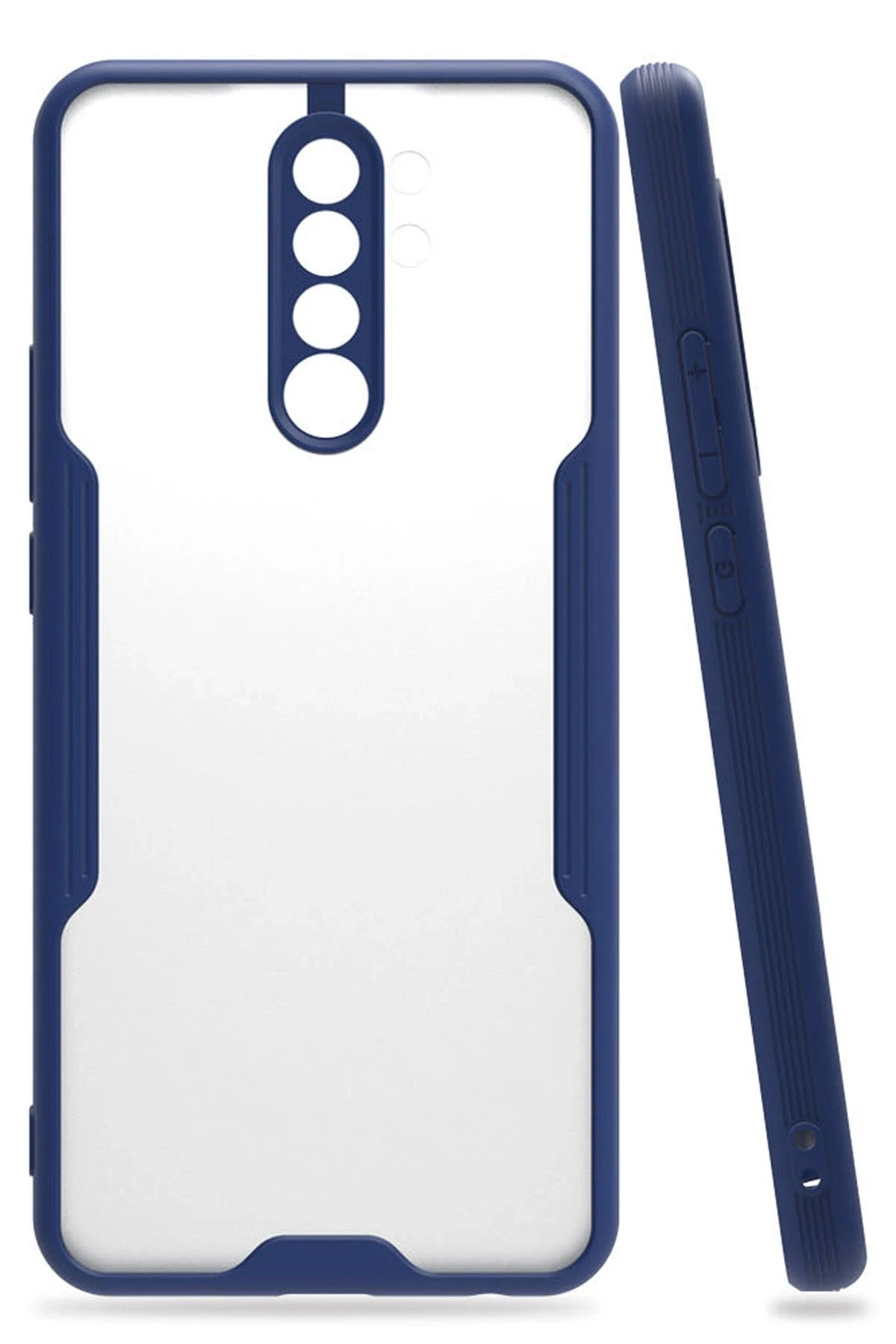 Newface Xiaomi Redmi 9 Kılıf Platin Silikon - Lacivert