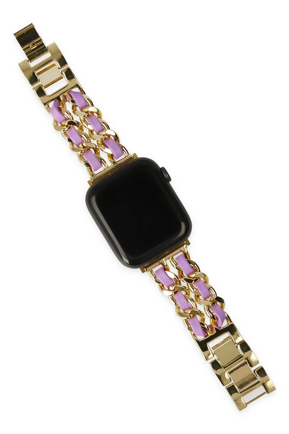 Newface Watch 22mm KR405 Metal Bakla Kordon - Lila
