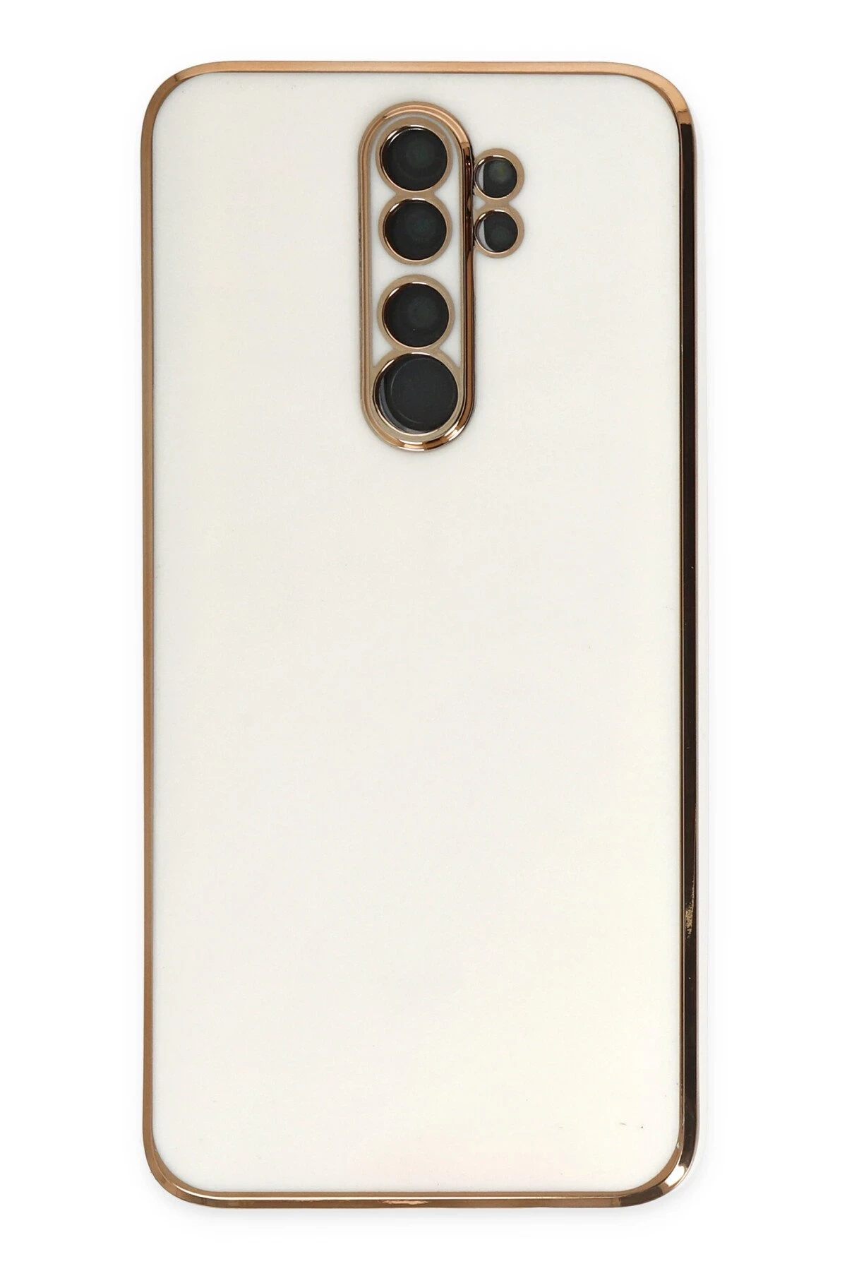Newface Xiaomi Redmi Note 8 Pro Kılıf Volet Silikon - Beyaz