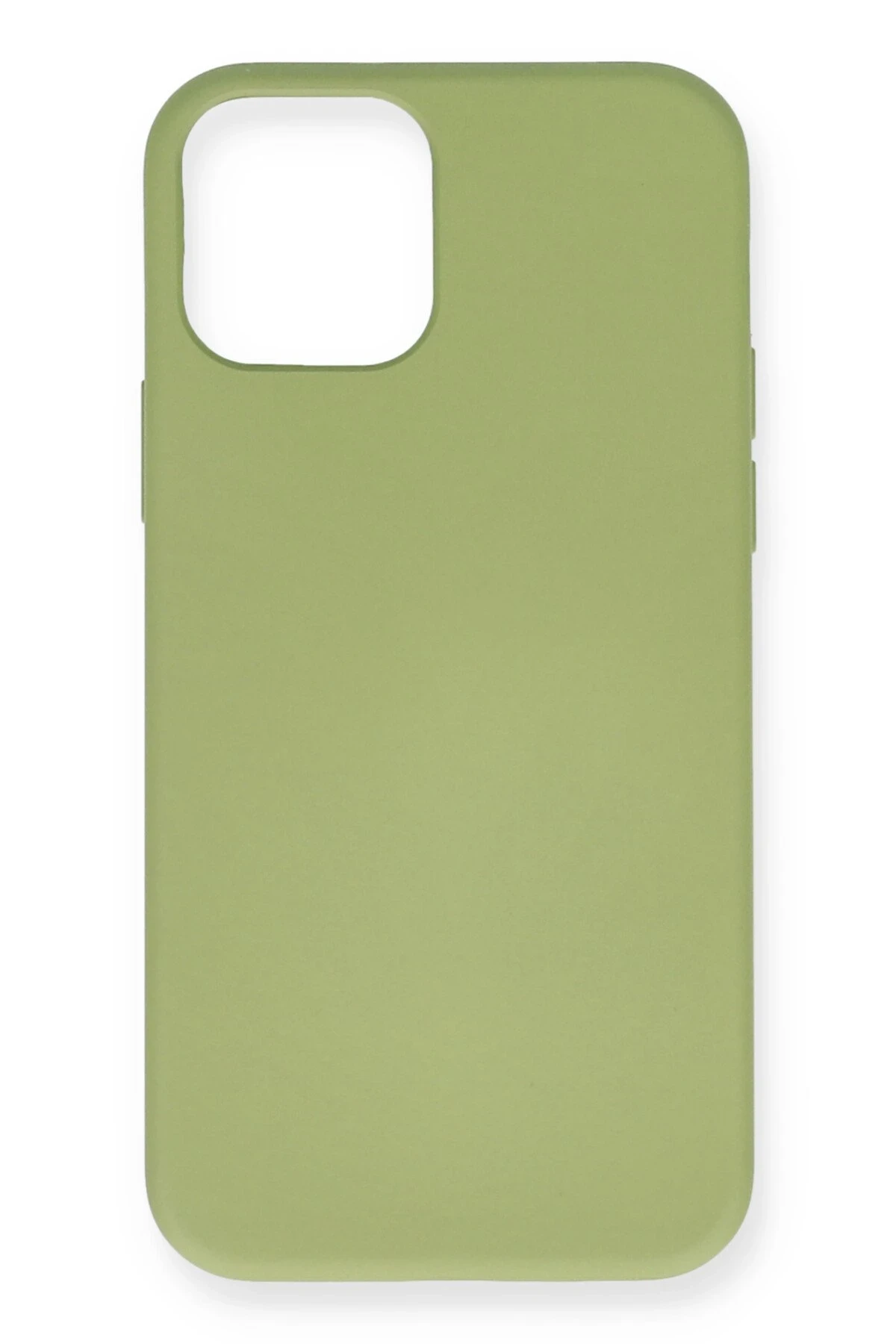 Newface iPhone 12 Mini Kılıf Nano içi Kadife Silikon - Yeşil