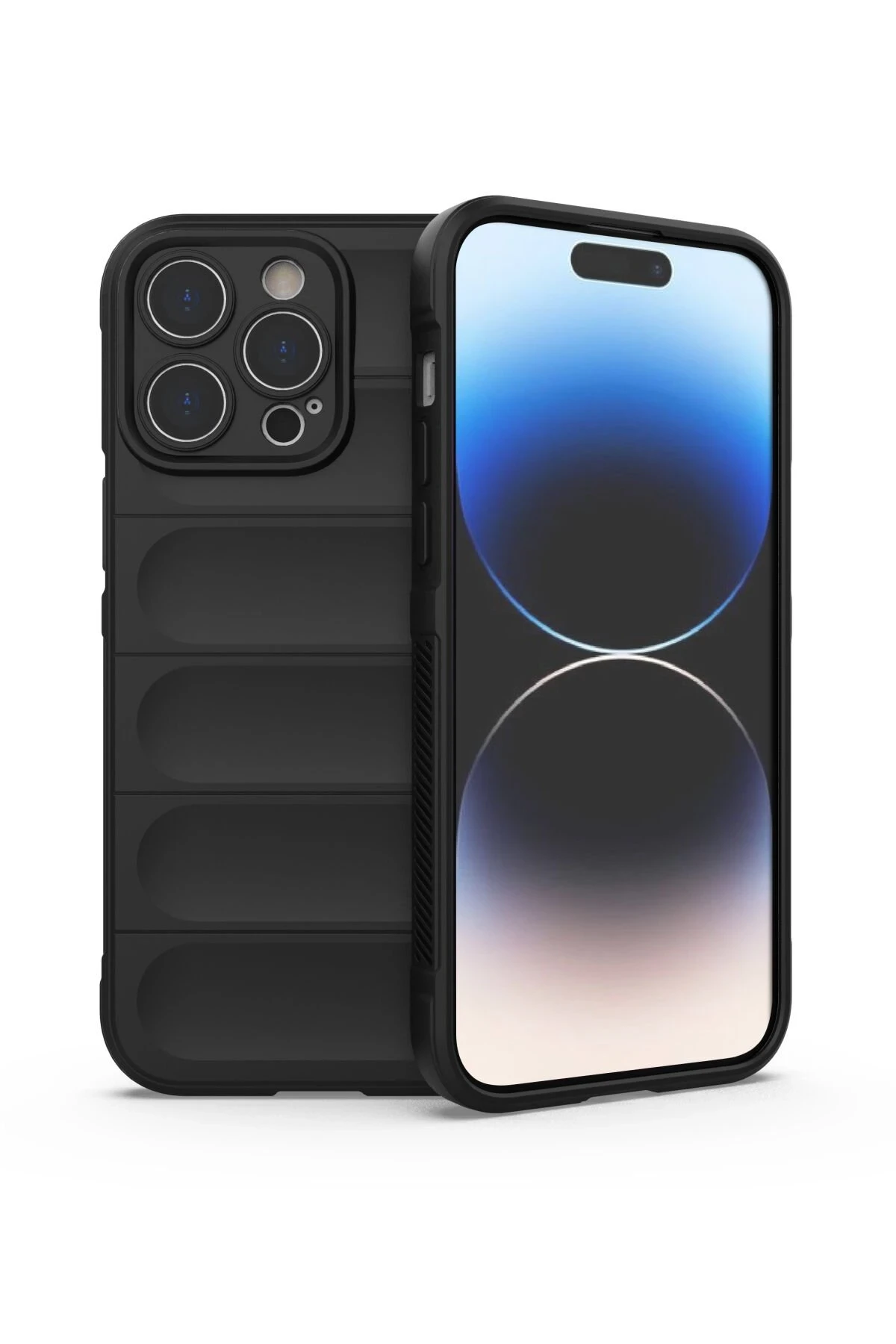 Newface iPhone 14 Pro Kılıf Optimum Silikon - Siyah
