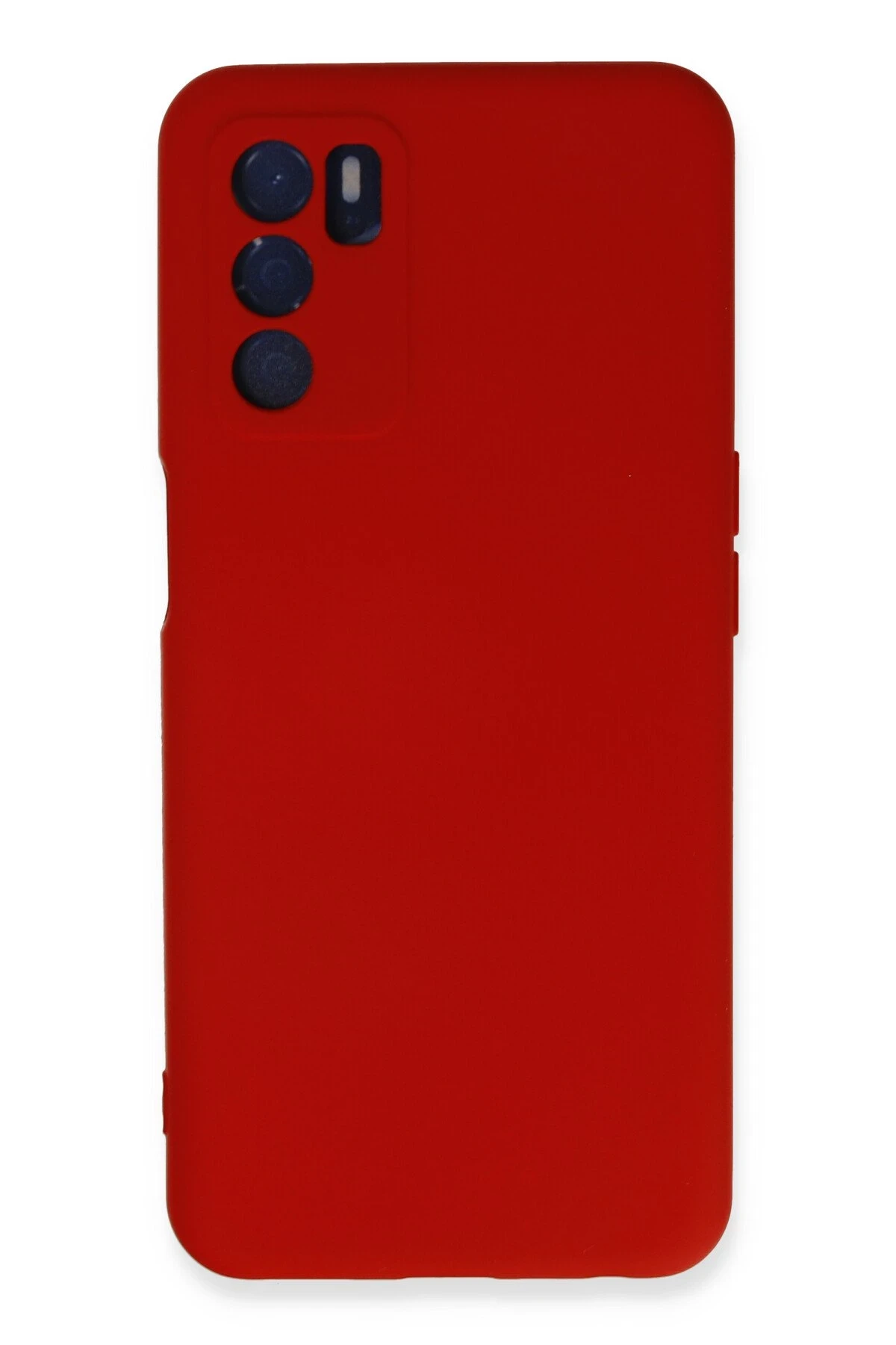 Newface Oppo A16 Kılıf Nano içi Kadife Silikon - Kırmızı