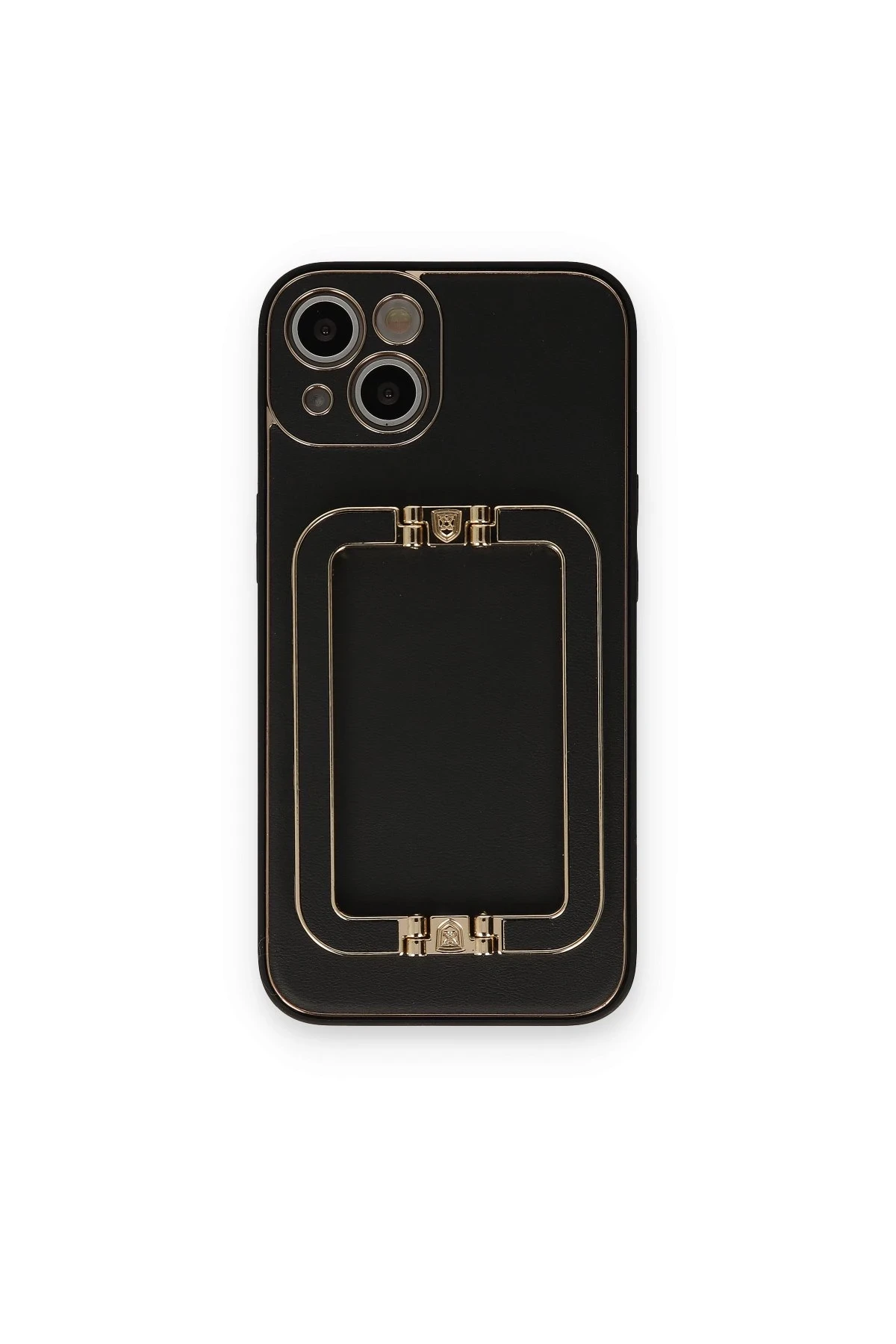 Newface iPhone 14 Kılıf Coco Elit Kapak - Siyah