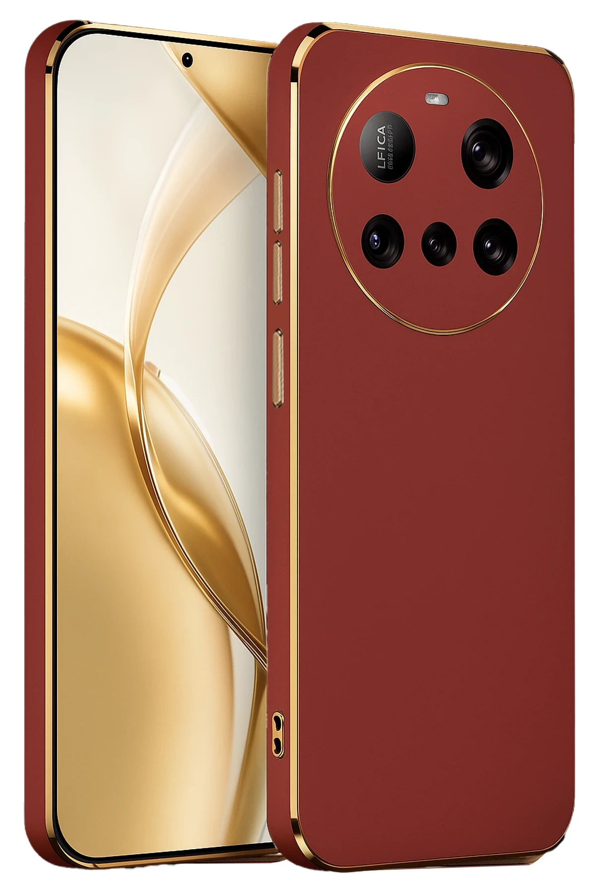 Newface Xiaomi Mi 15 Ultra Kılıf Volet Silikon - Kırmızı