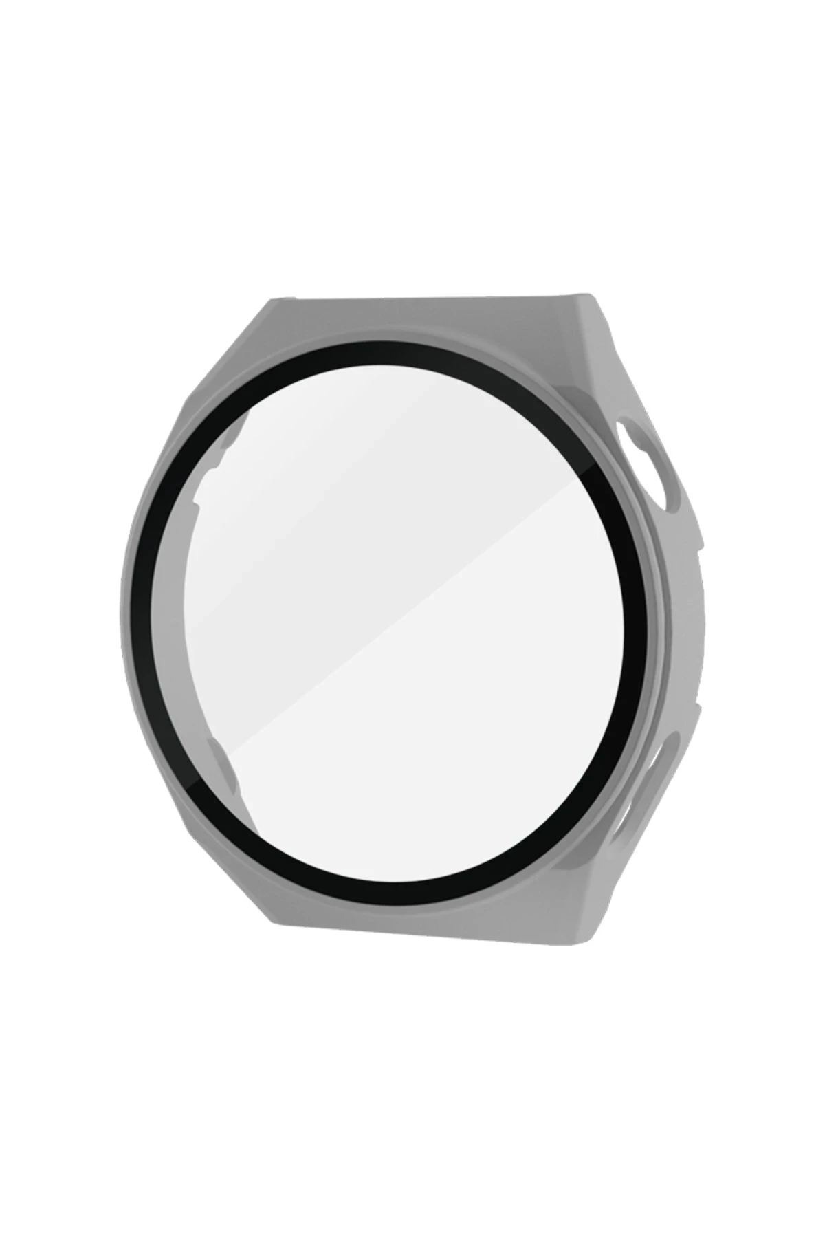 Newface Huawei Watch GT3 Pro 46mm Dota Camlı Kasa Ekran Koruyucu - Uzay Grisi