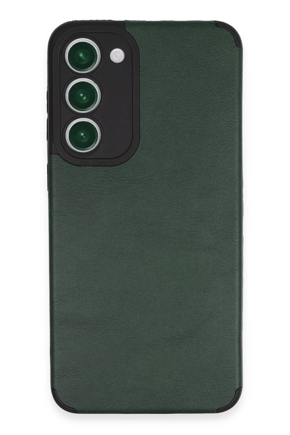 Newface Samsung Galaxy S23 Plus Kılıf Loop Deri Silikon - Yeşil