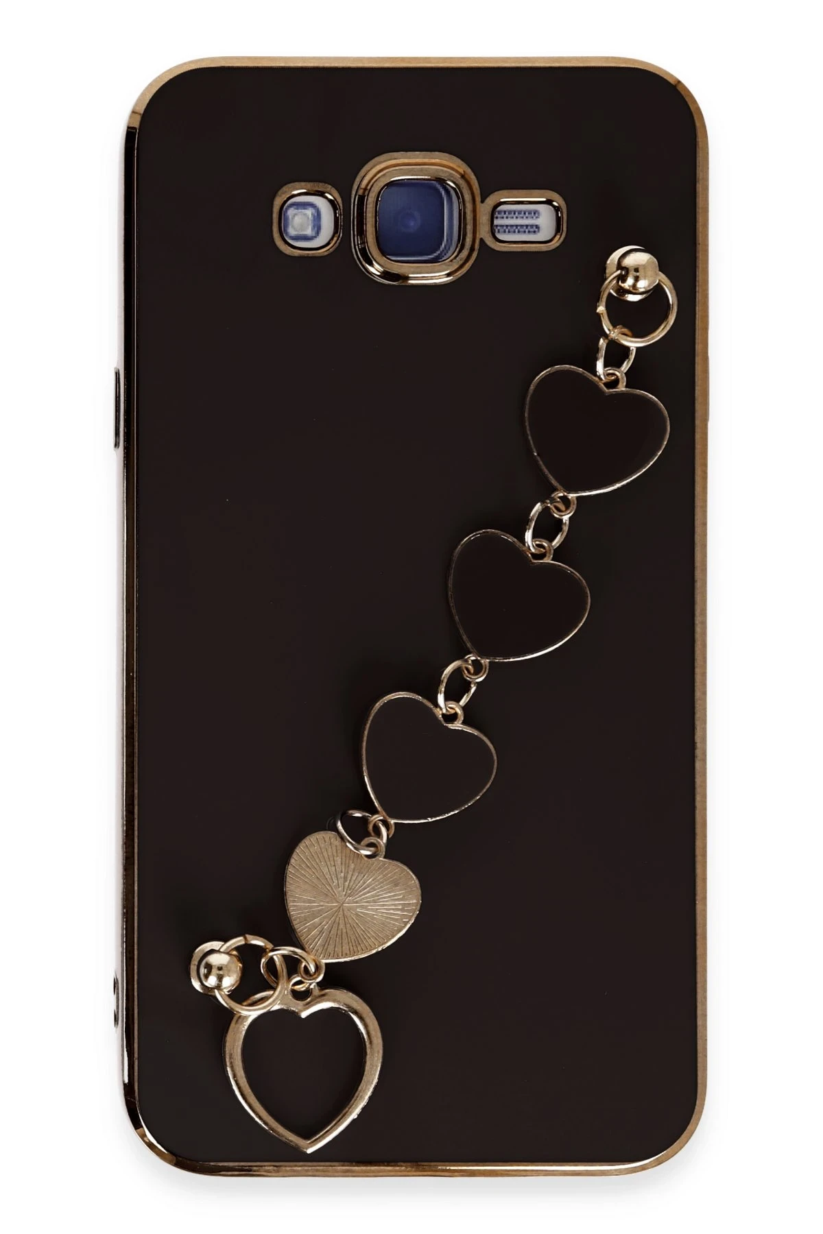Newface Samsung Galaxy J7 Kılıf Esila Silikon - Siyah