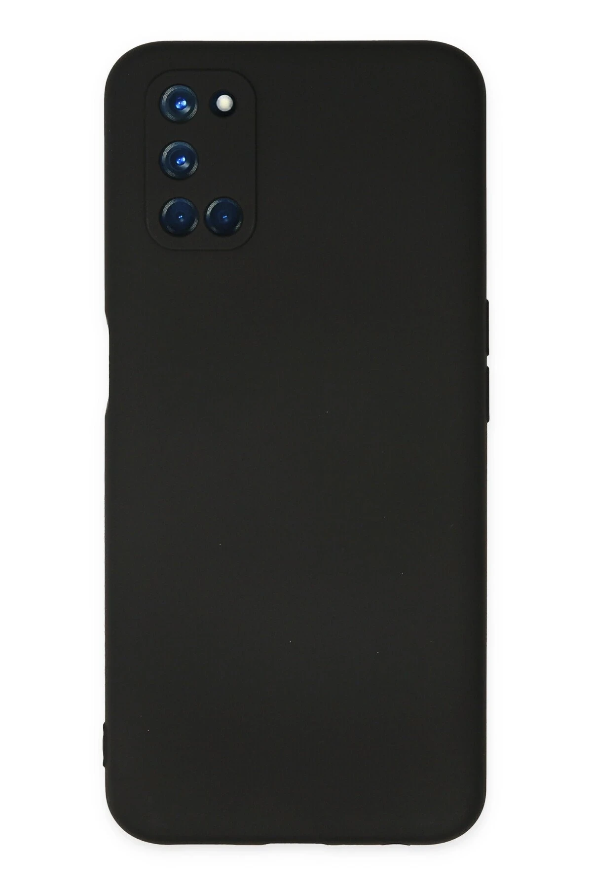 Newface Oppo A52 Kılıf Nano içi Kadife Silikon - Siyah