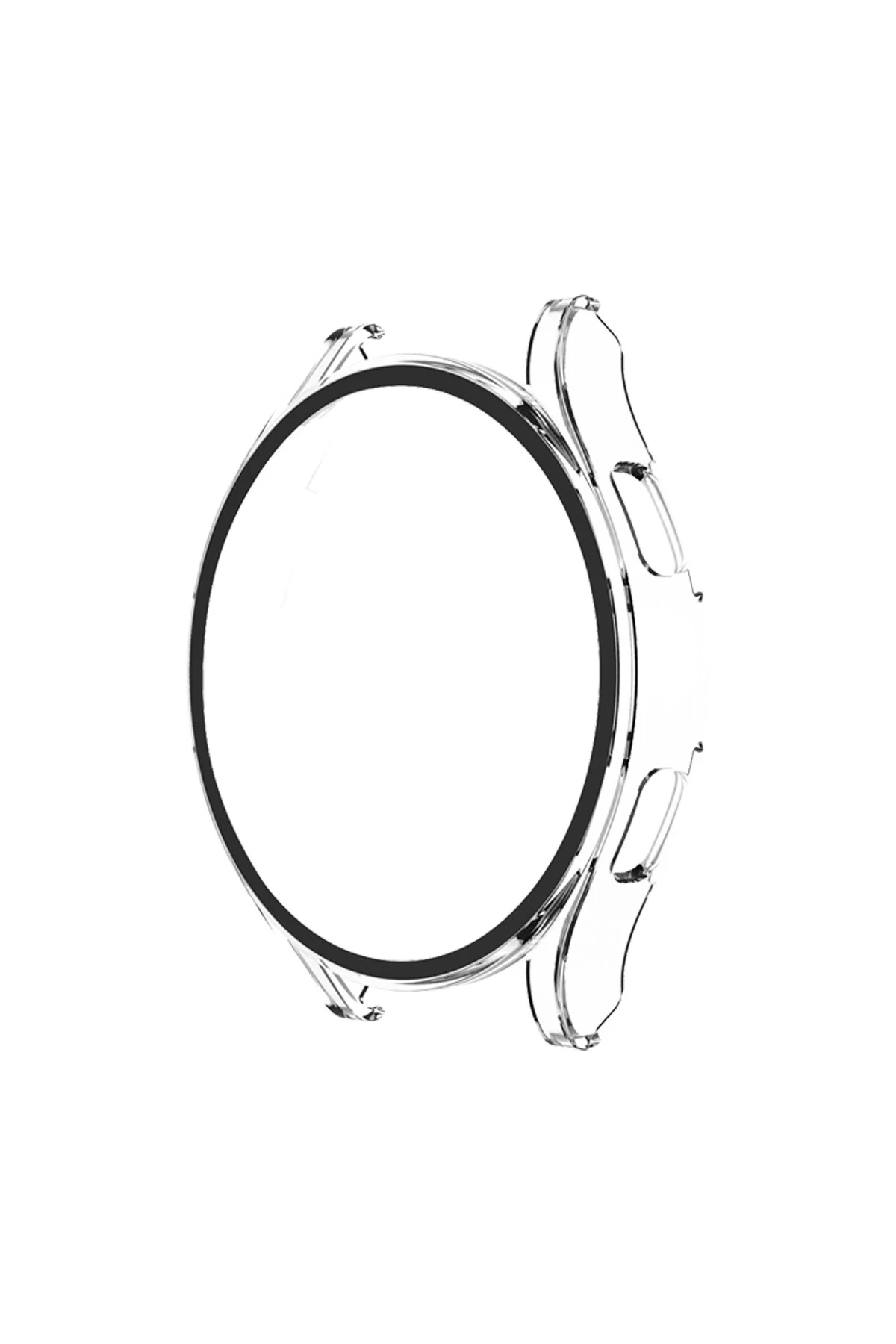 Newface Watch 5 Pro 45mm Wall Camlı Kasa Ekran Koruyucu - Şeffaf